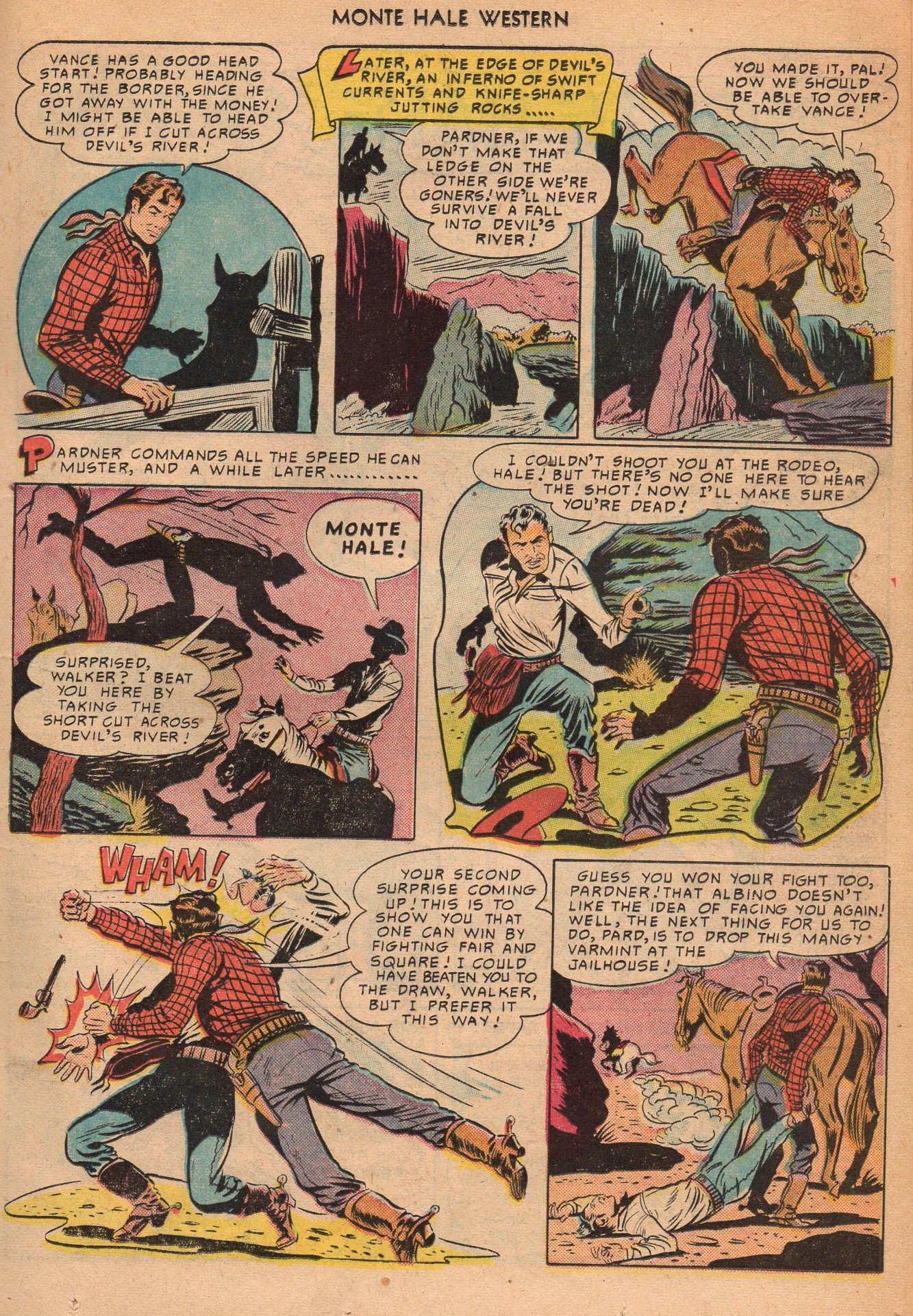 Read online Monte Hale Western comic -  Issue #51 - 25