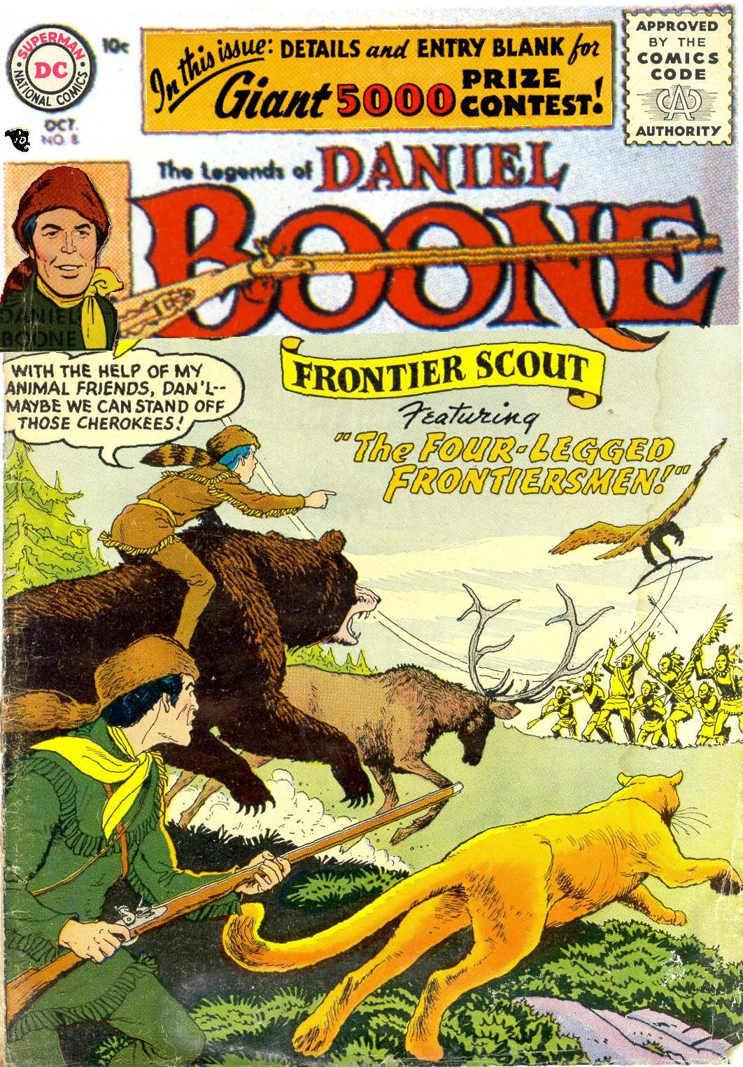 The Legends of Daniel Boone issue 8 - Page 1