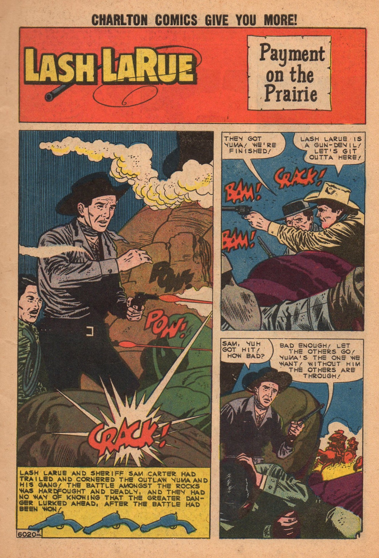 Read online Lash Larue Western (1949) comic -  Issue #78 - 3