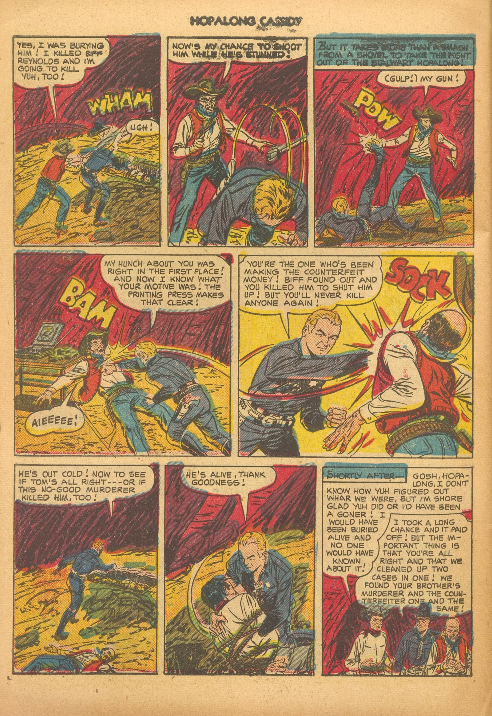 Read online Hopalong Cassidy comic -  Issue #74 - 30