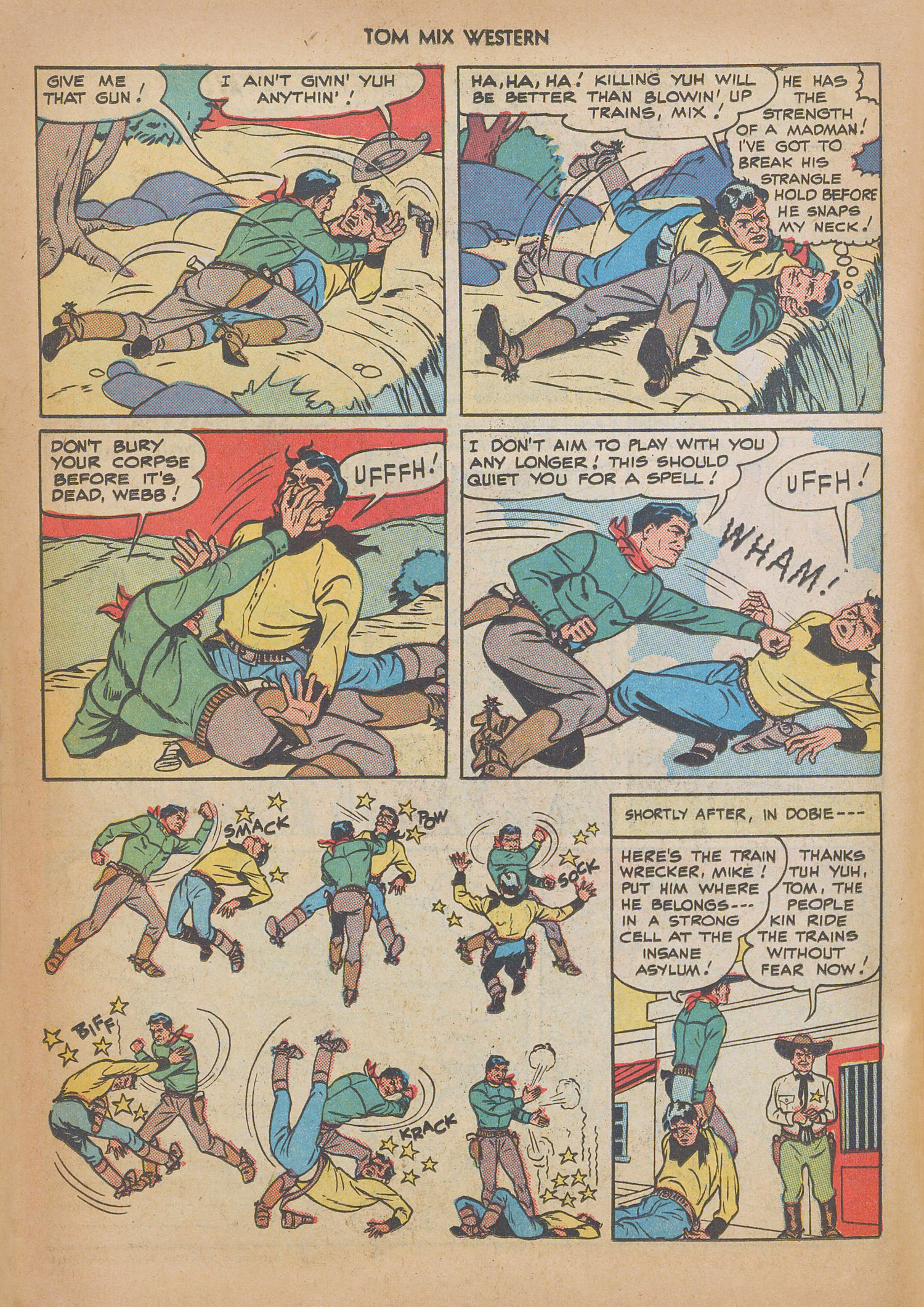 Read online Tom Mix Western (1948) comic -  Issue #12 - 30