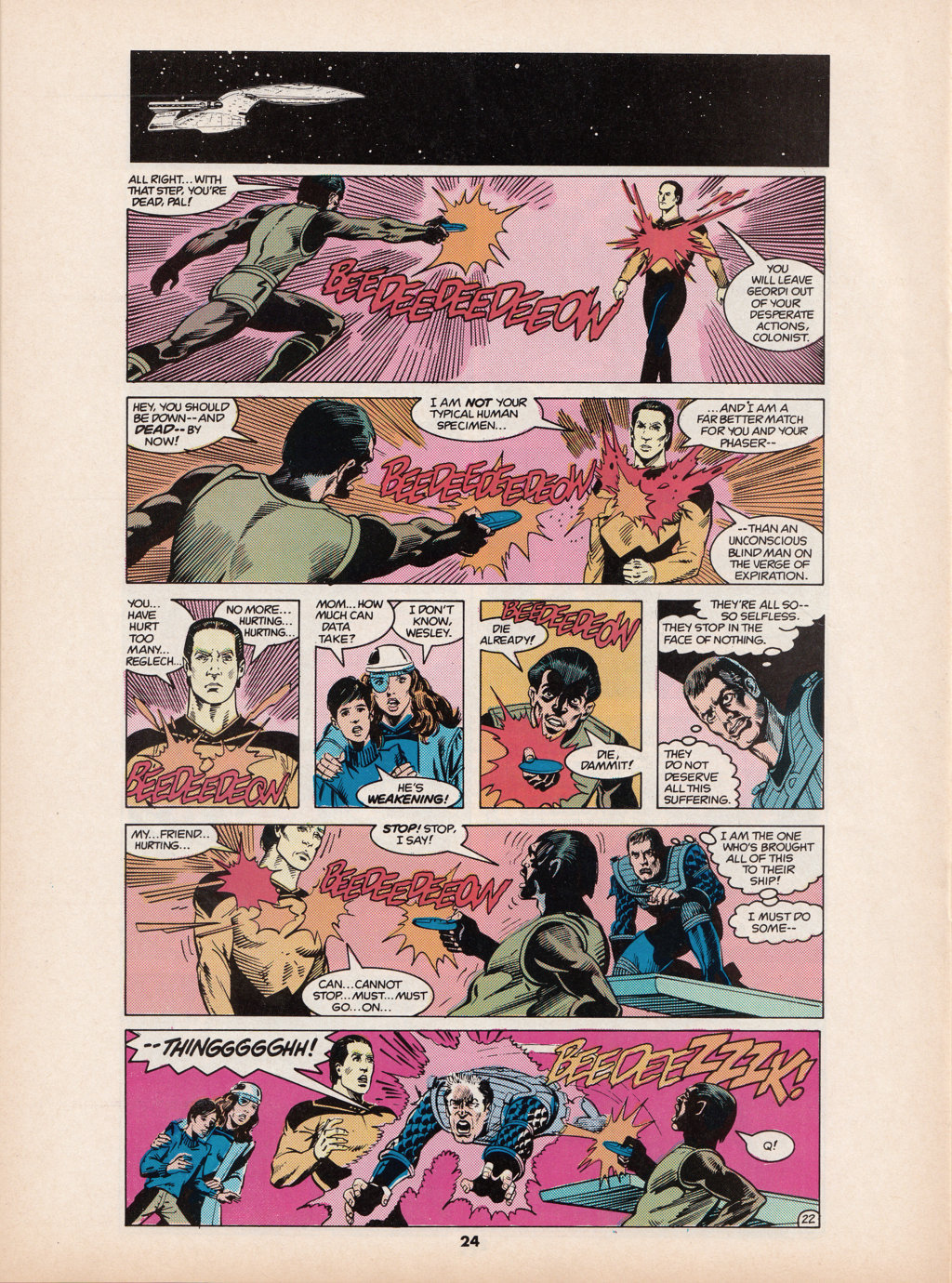 Read online Star Trek The Next Generation (1990) comic -  Issue #6 - 24