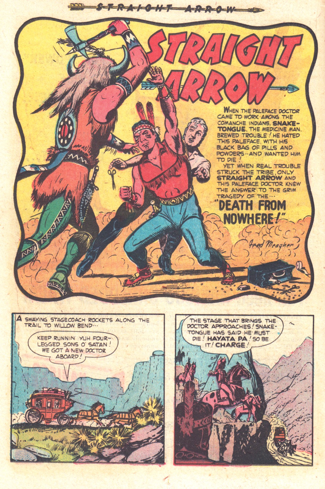 Read online Straight Arrow comic -  Issue #18 - 18