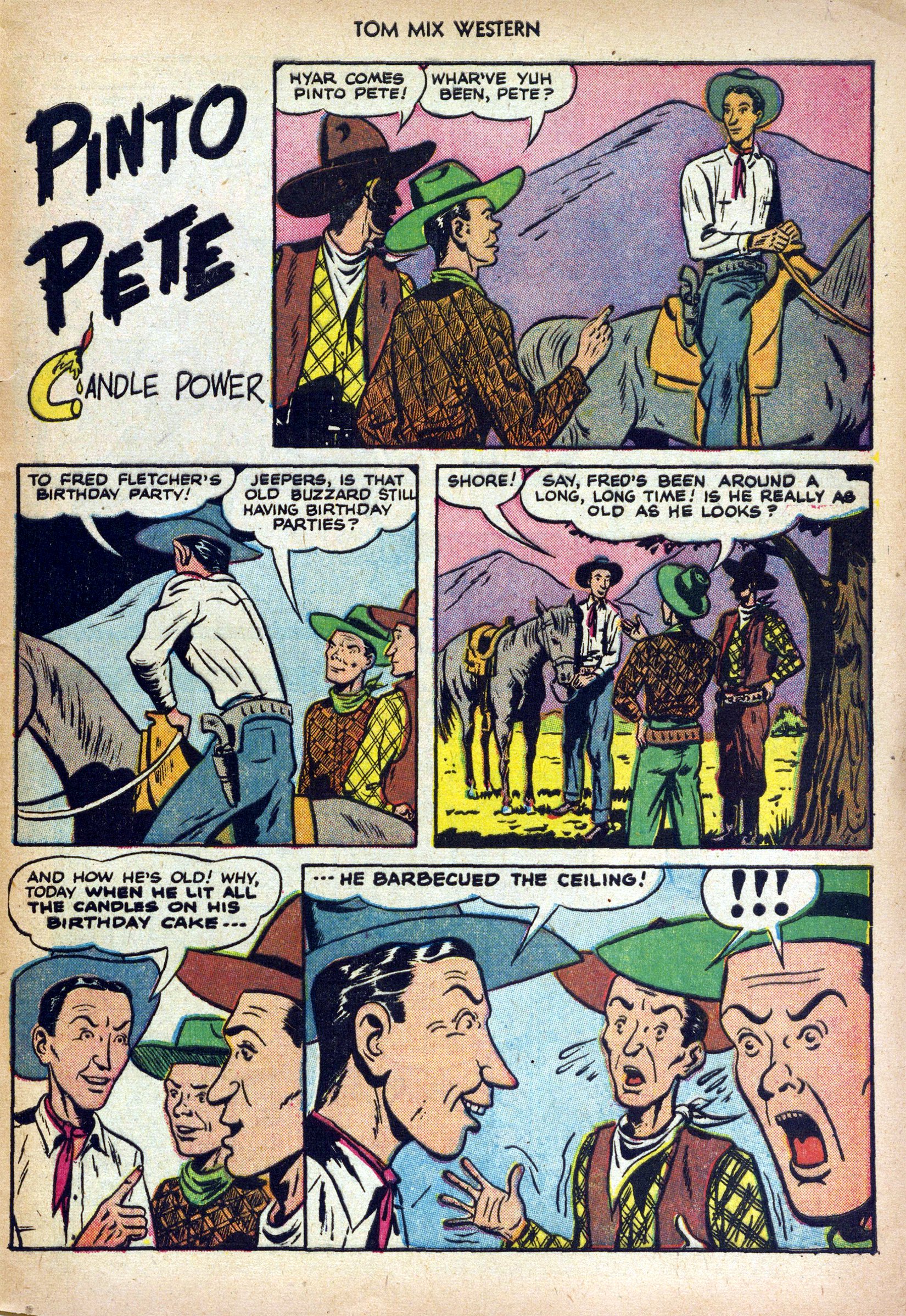 Read online Tom Mix Western (1948) comic -  Issue #48 - 33