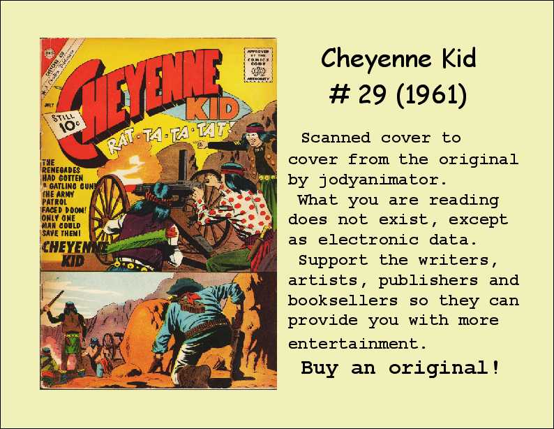Read online Cheyenne Kid comic -  Issue #29 - 37