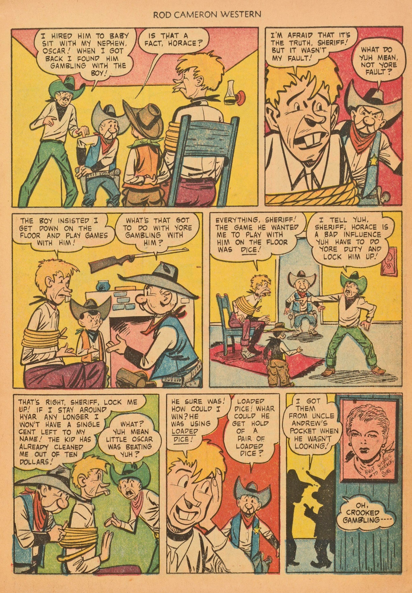 Read online Rod Cameron Western comic -  Issue #20 - 13