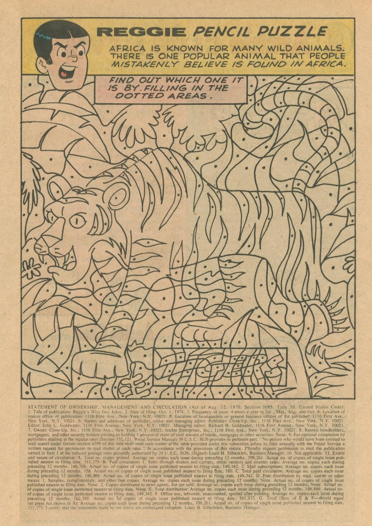 Read online Reggie's Wise Guy Jokes comic -  Issue #33 - 23