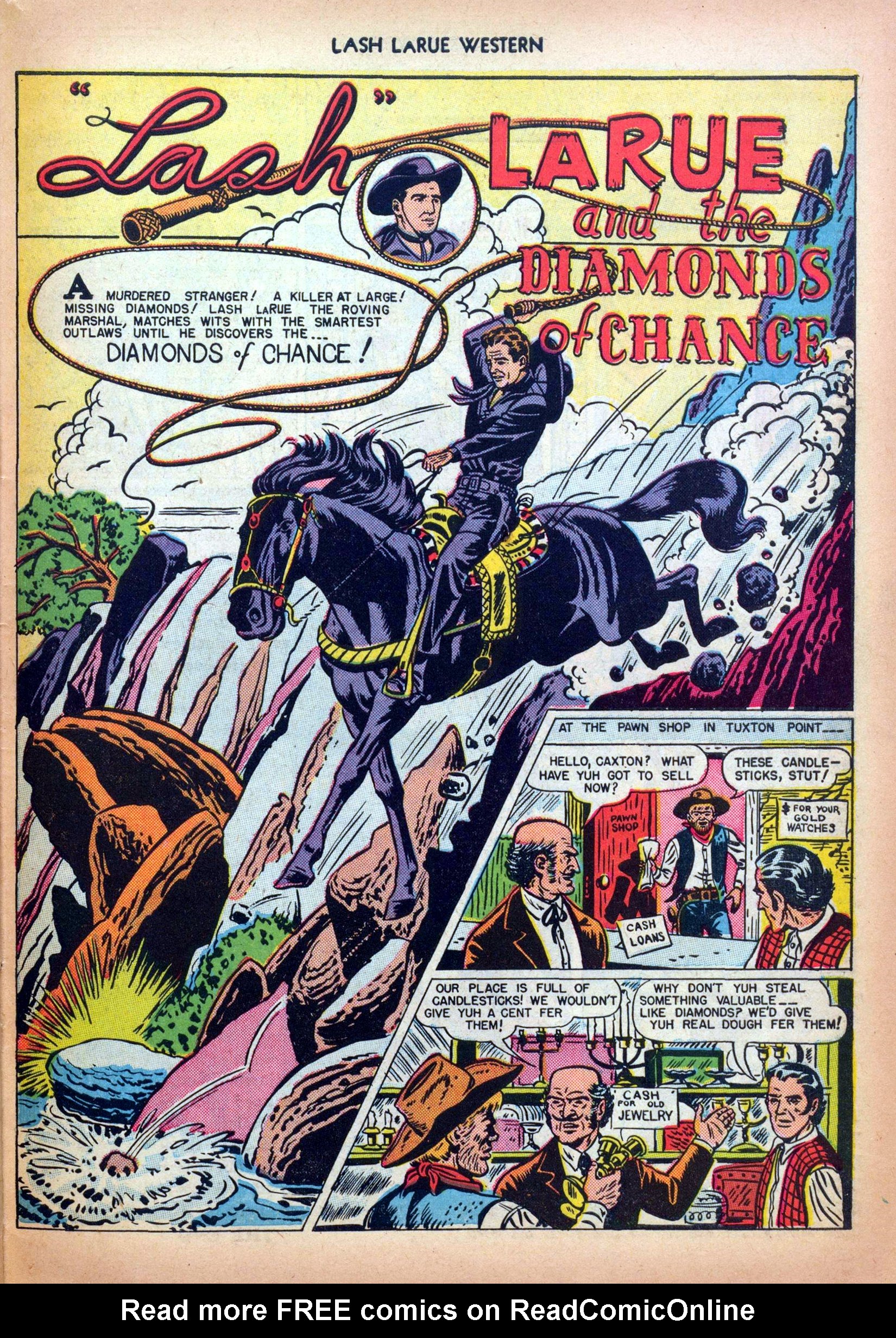 Read online Lash Larue Western (1949) comic -  Issue #5 - 27