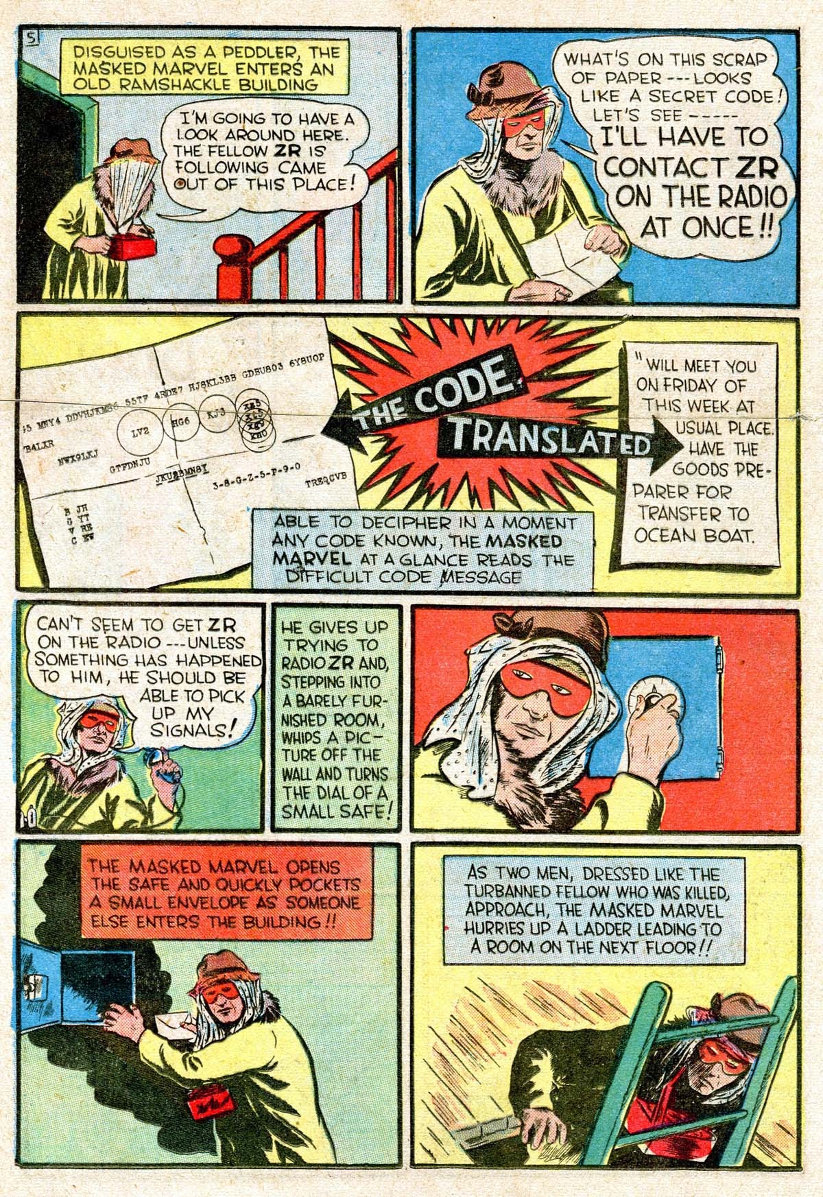 Read online Masked Marvel comic -  Issue #2 - 16