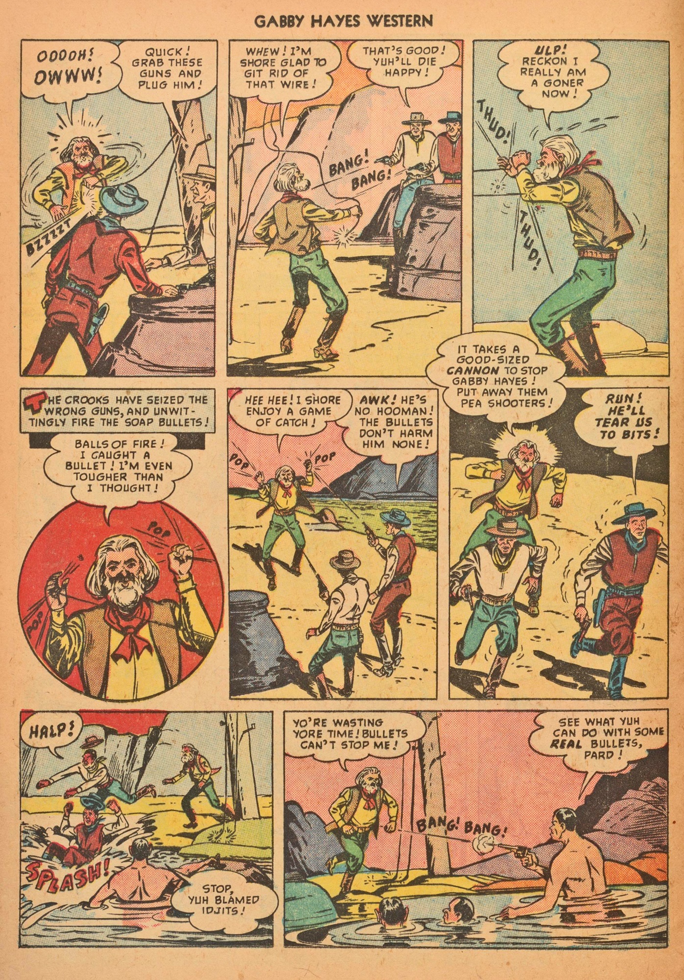 Read online Gabby Hayes Western comic -  Issue #12 - 12