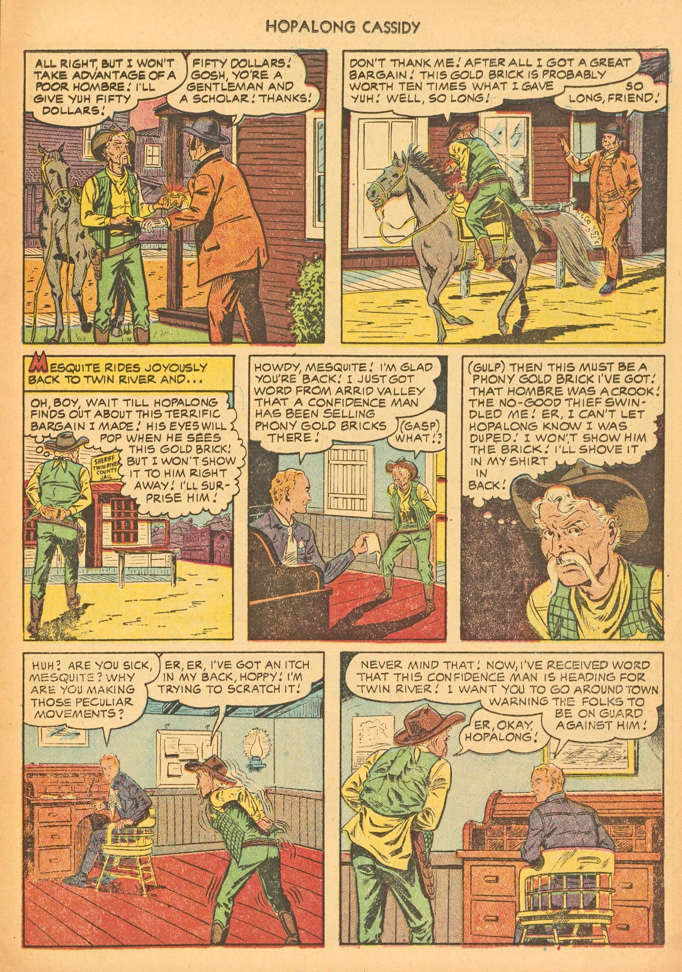 Read online Hopalong Cassidy comic -  Issue #61 - 15