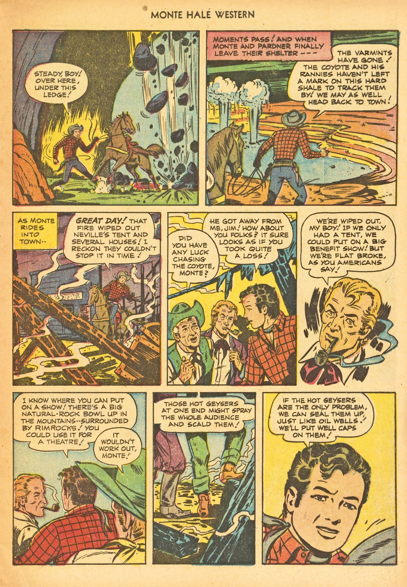 Read online Monte Hale Western comic -  Issue #66 - 17