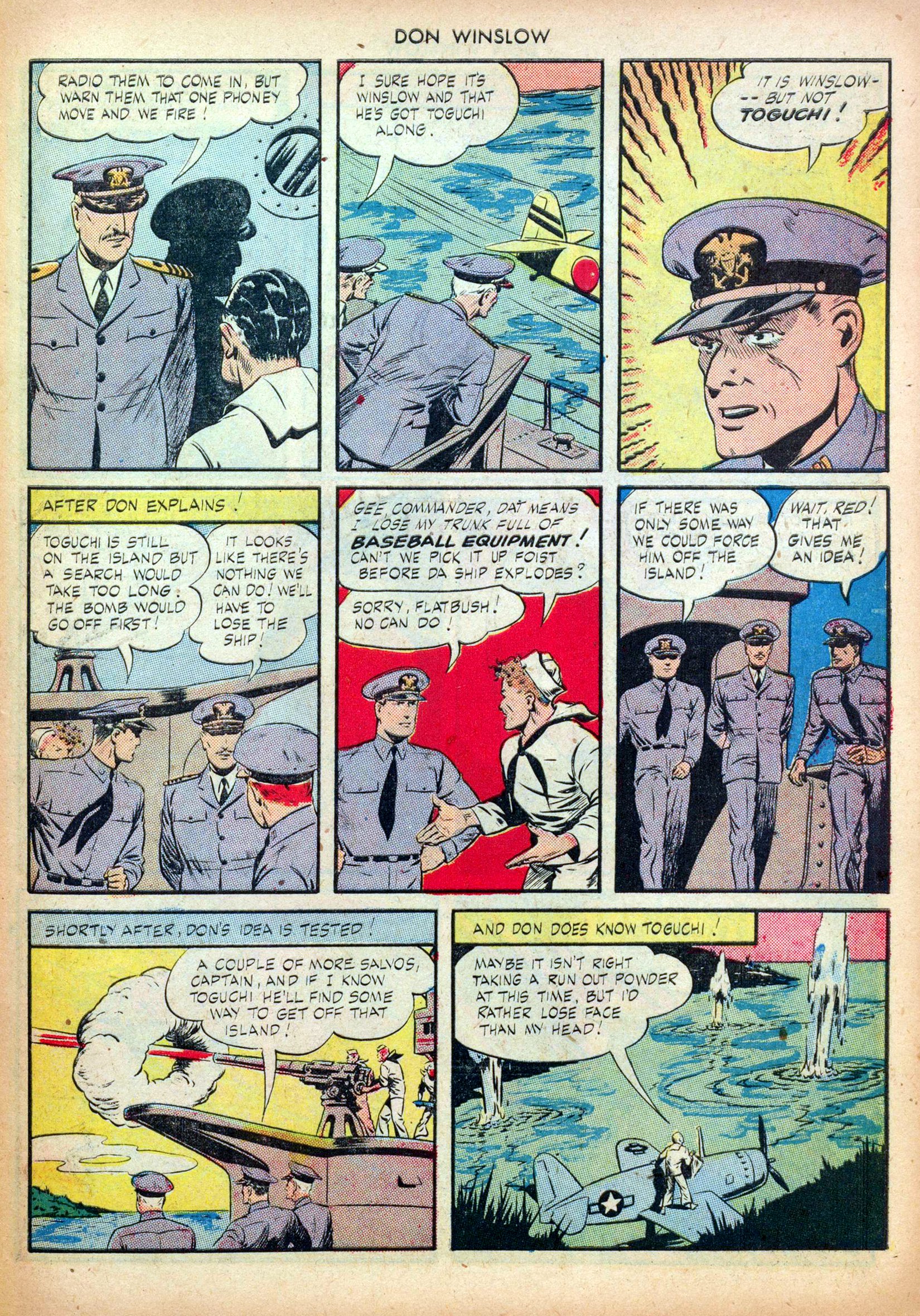 Read online Don Winslow of the Navy comic -  Issue #38 - 45