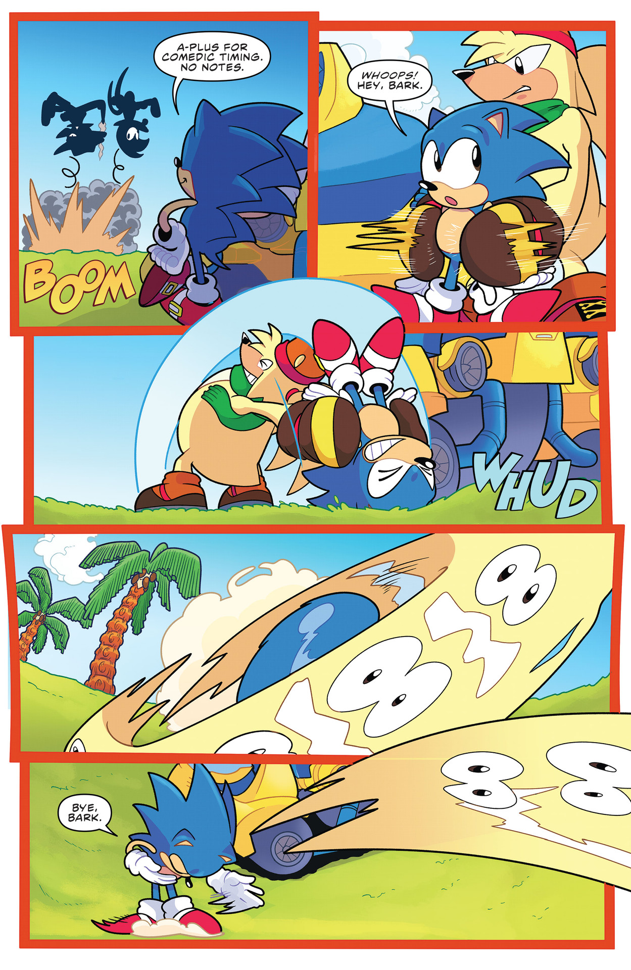 Read online Sonic the Hedgehog: Fang the Hunter comic -  Issue #1 - 7