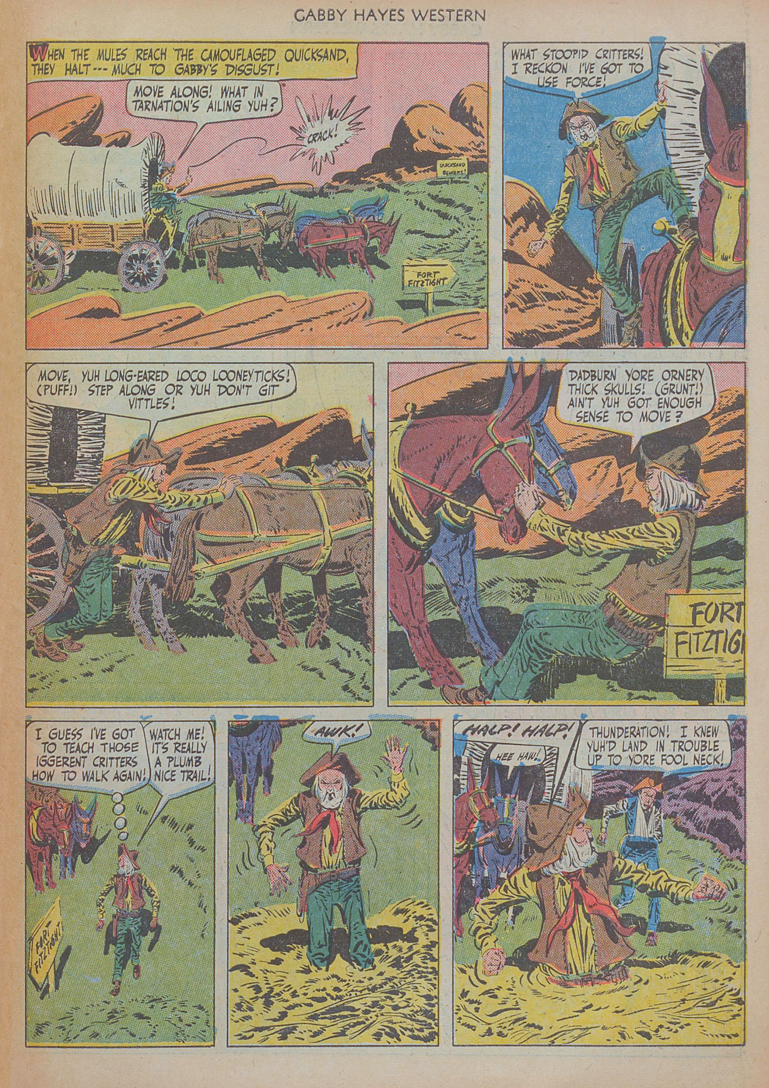 Read online Gabby Hayes Western comic -  Issue #22 - 43