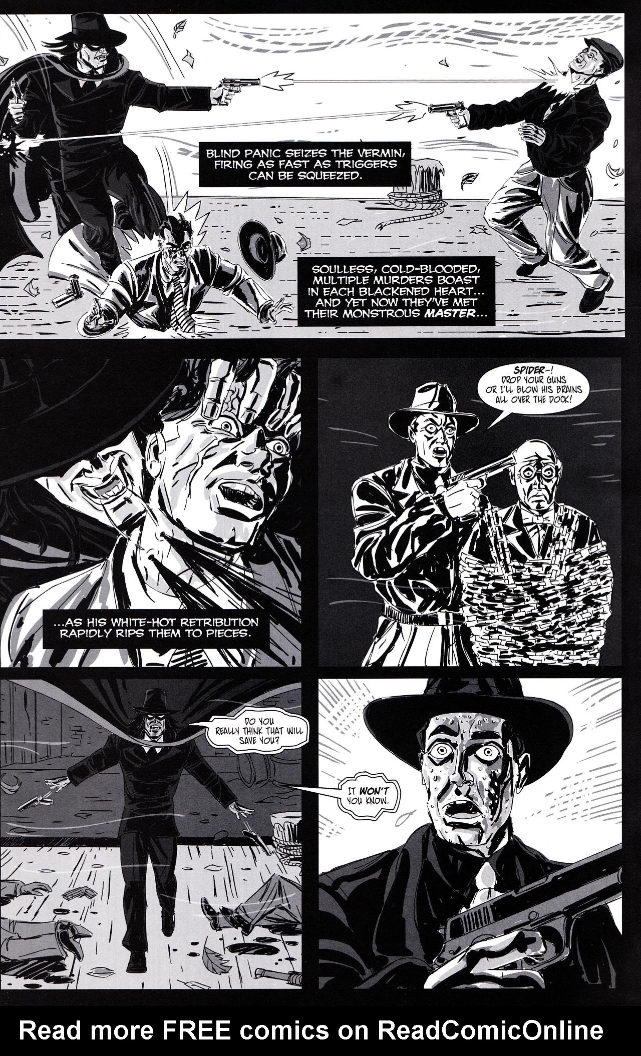 Read online Return of the Monsters: The Spider vs Werewolf comic -  Issue # Full - 16
