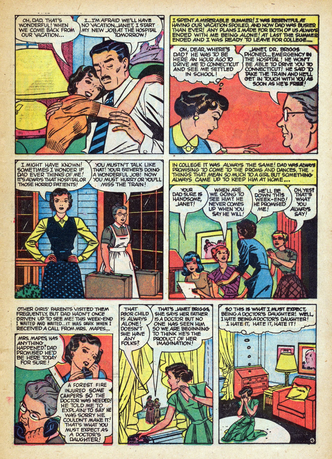 Read online Girl Comics (1949) comic -  Issue #11 - 21
