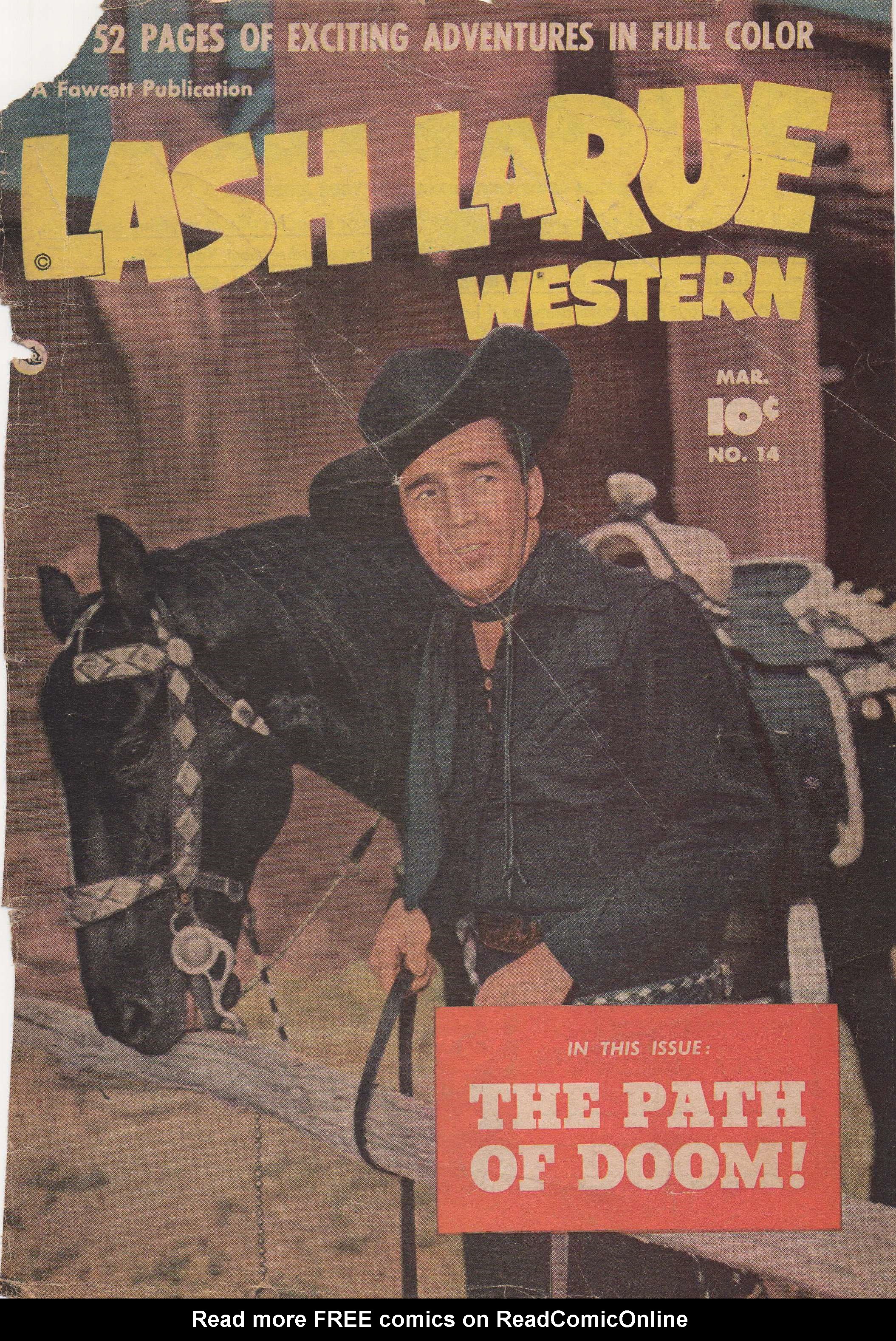 Read online Lash Larue Western (1949) comic -  Issue #14 - 2
