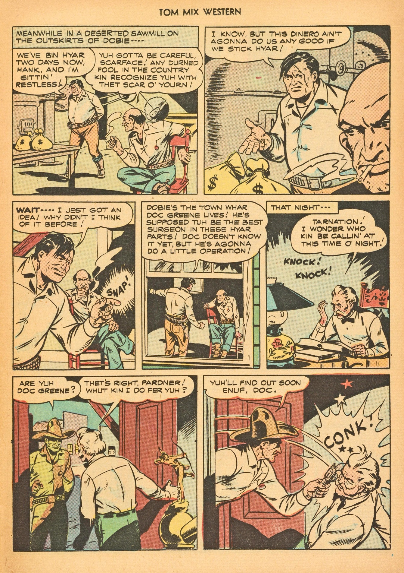 Read online Tom Mix Western (1948) comic -  Issue #3 - 17