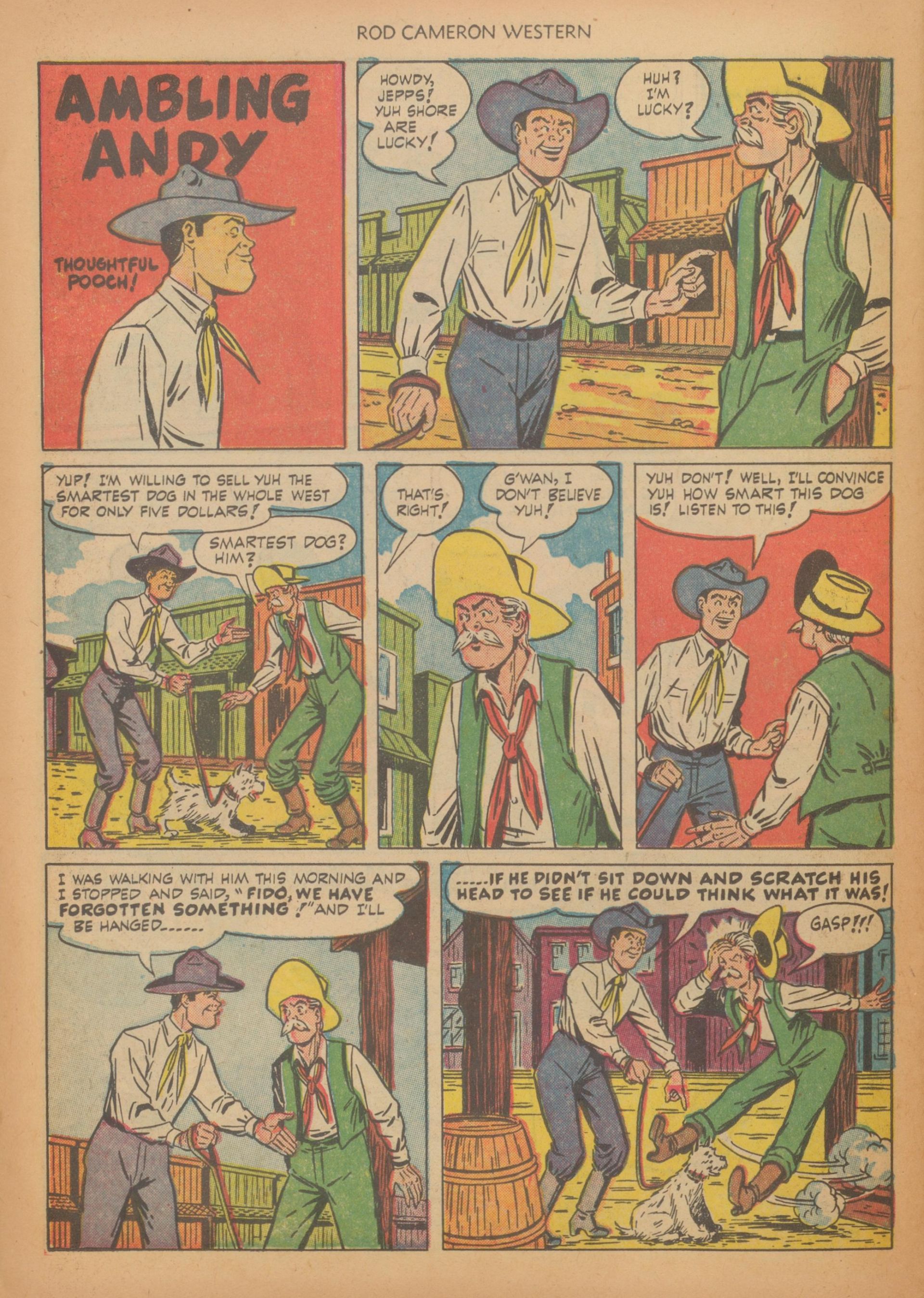 Read online Rod Cameron Western comic -  Issue #12 - 26