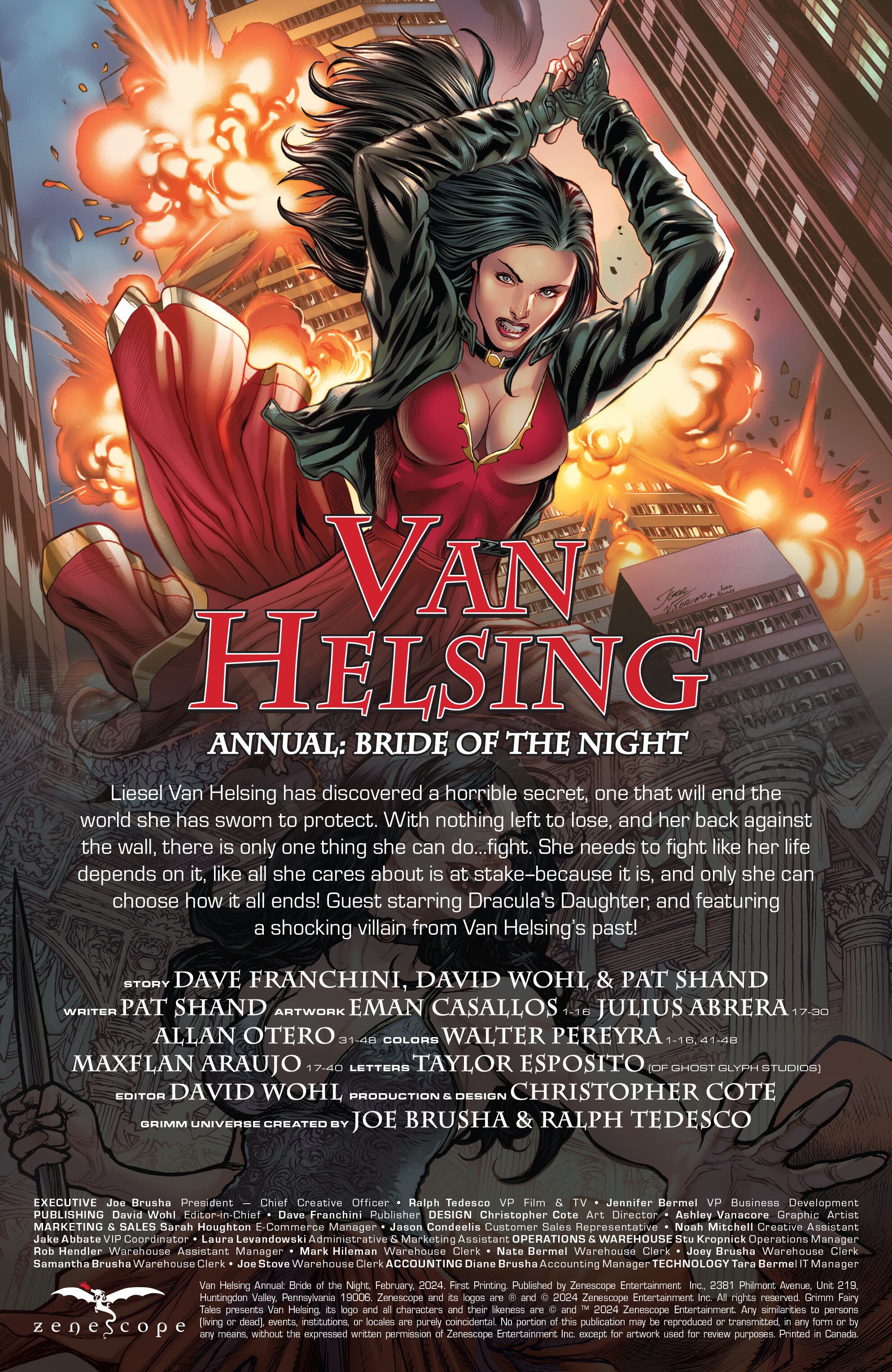 Read online Van Helsing Annual: Bride of the Night comic -  Issue # Full - 2