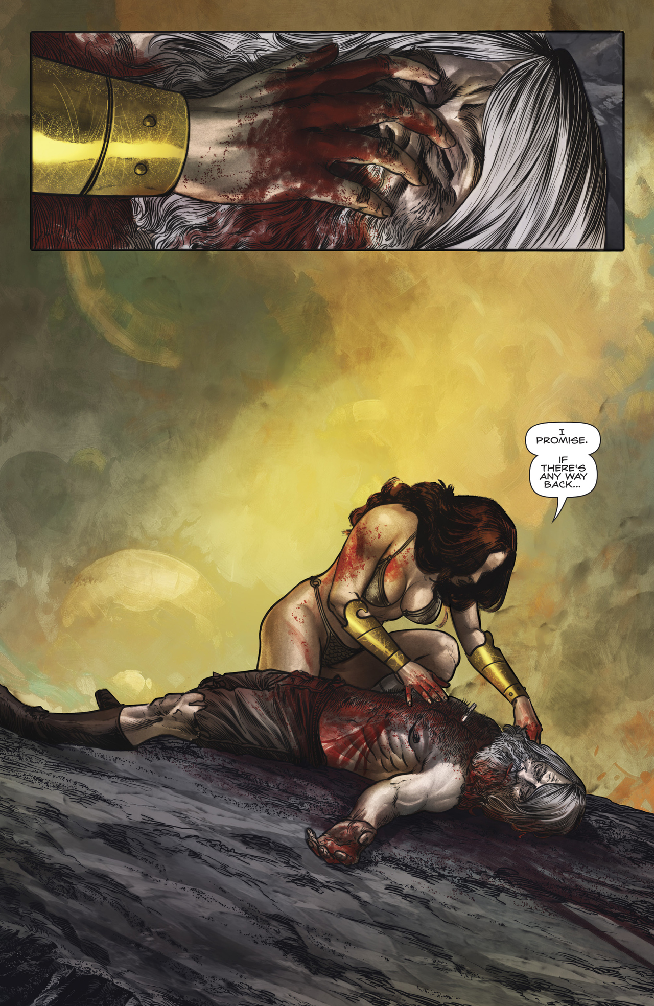 Read online Frank Frazetta's Dawn Attack comic -  Issue #4 - 11