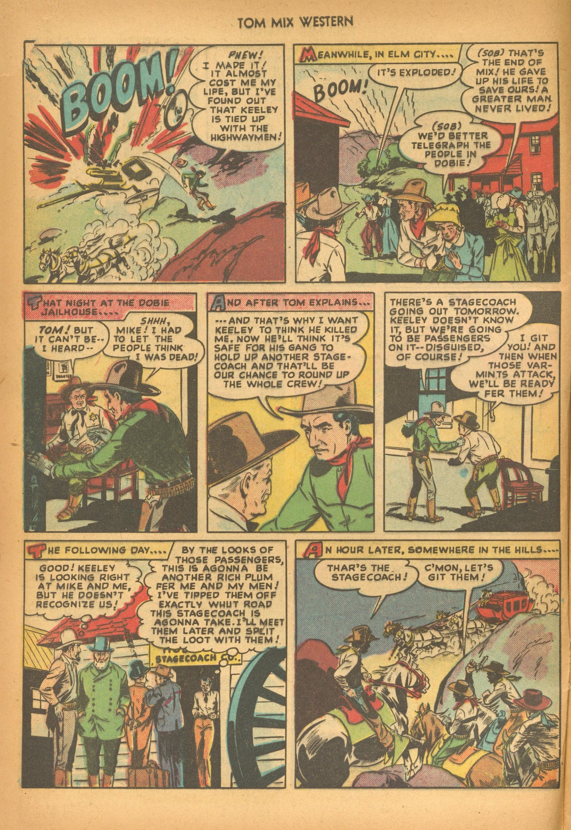 Read online Tom Mix Western (1948) comic -  Issue #16 - 8