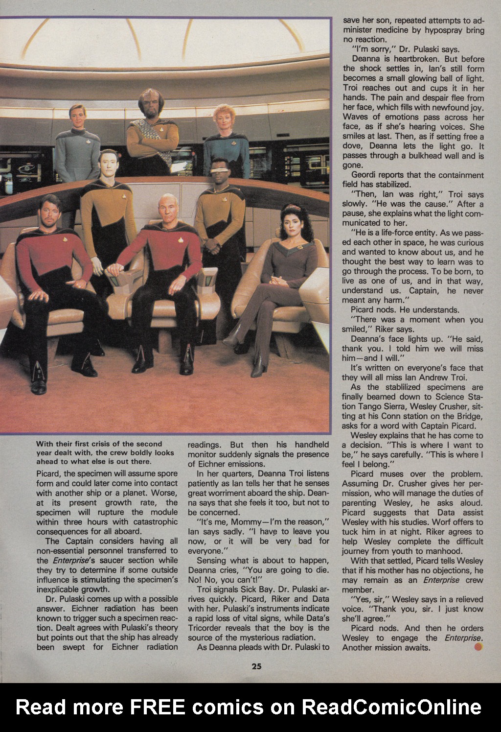 Read online Star Trek The Next Generation (1990) comic -  Issue #14 - 25