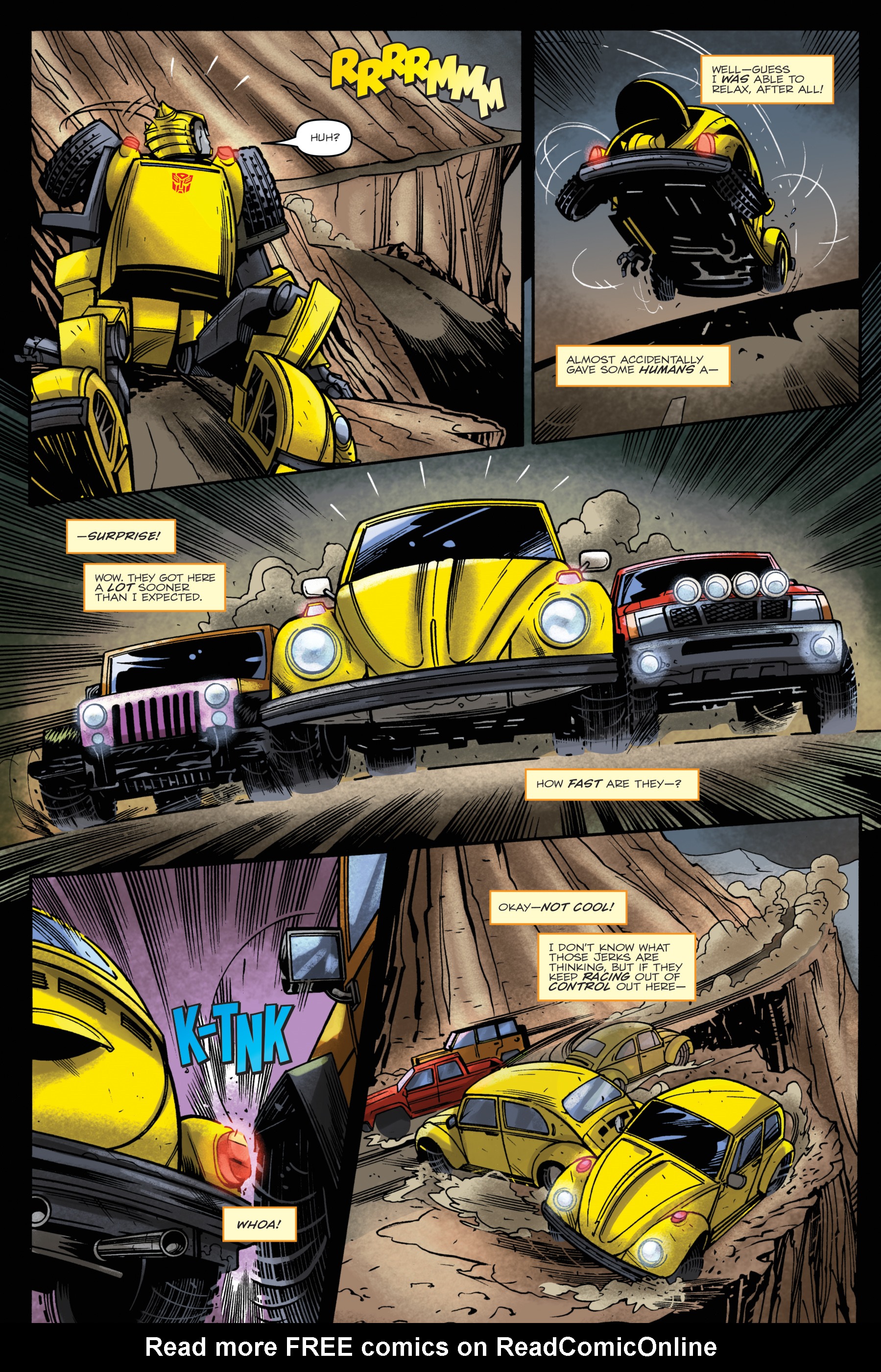 Read online Transformers: Bumblebee - Win If You Dare comic -  Issue # TPB - 12