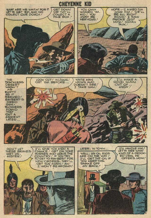 Read online Cheyenne Kid comic -  Issue #8 - 9
