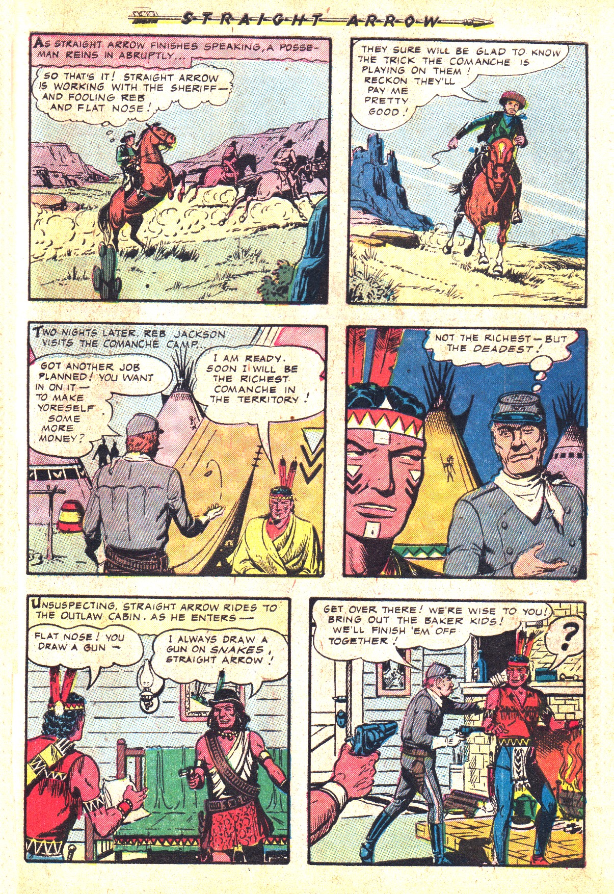 Read online Straight Arrow comic -  Issue #33 - 31
