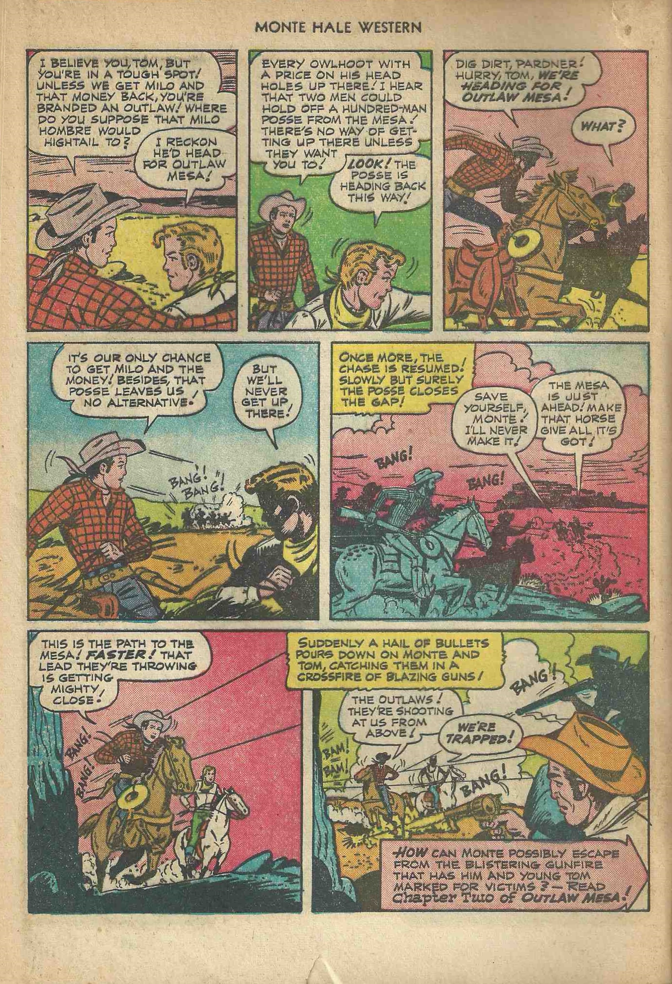 Read online Monte Hale Western comic -  Issue #57 - 8