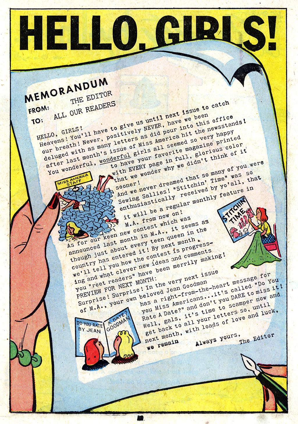 Read online Miss America Magazine comic -  Issue #35 - 19