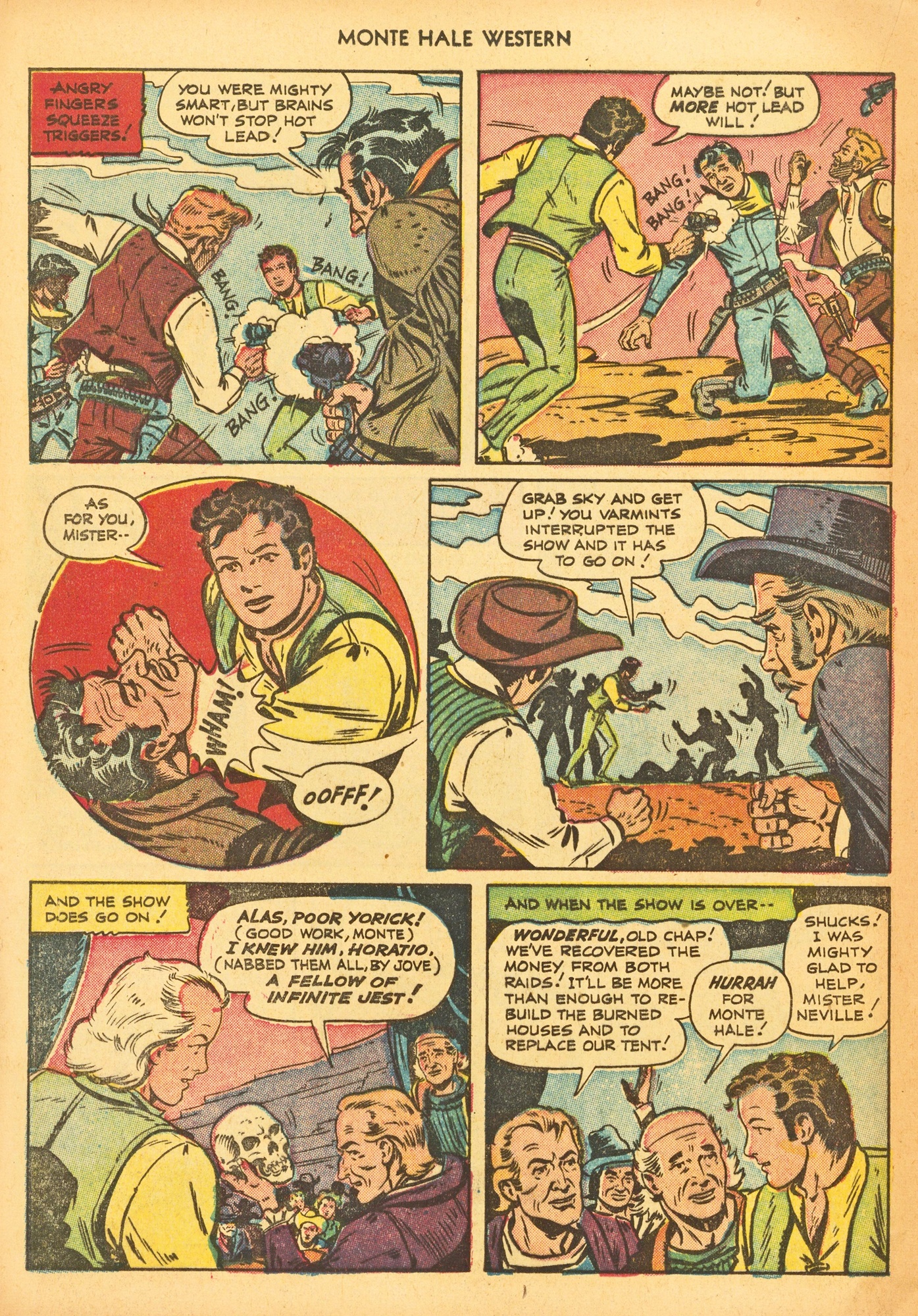 Read online Monte Hale Western comic -  Issue #66 - 20