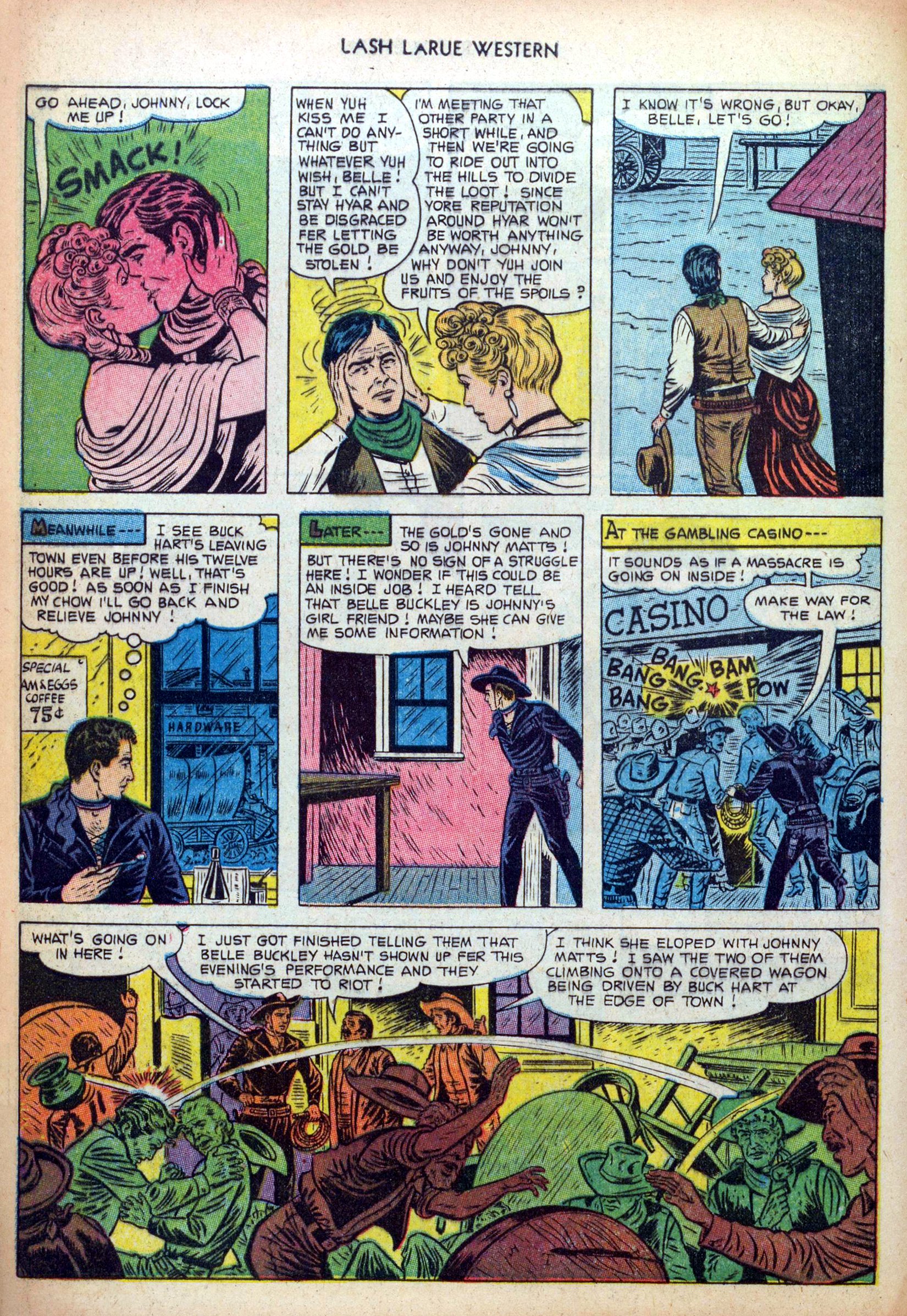 Read online Lash Larue Western (1949) comic -  Issue #38 - 8