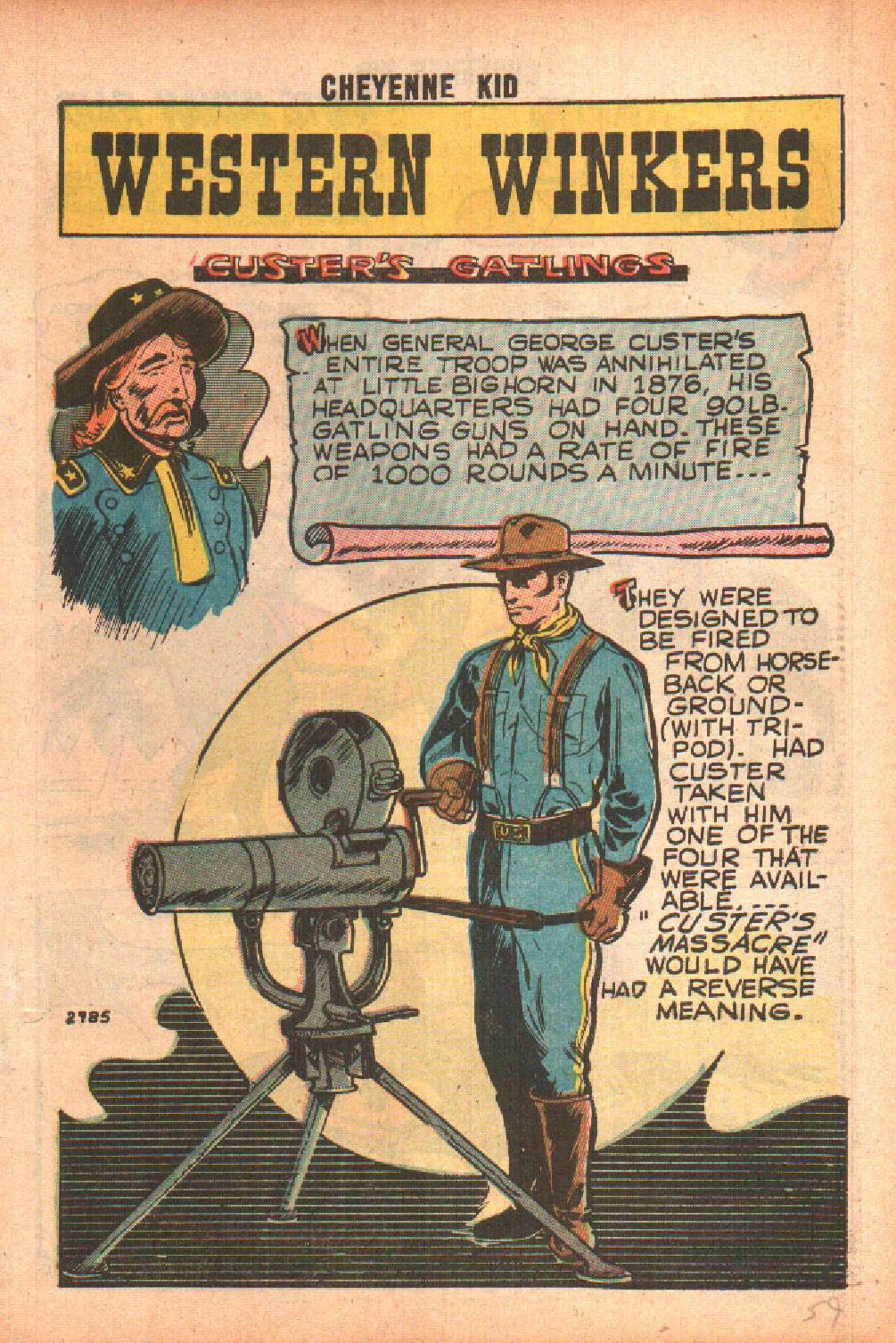 Read online Cheyenne Kid comic -  Issue #11 - 59