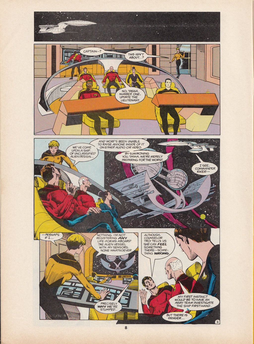 Read online Star Trek The Next Generation (1990) comic -  Issue #4 - 8