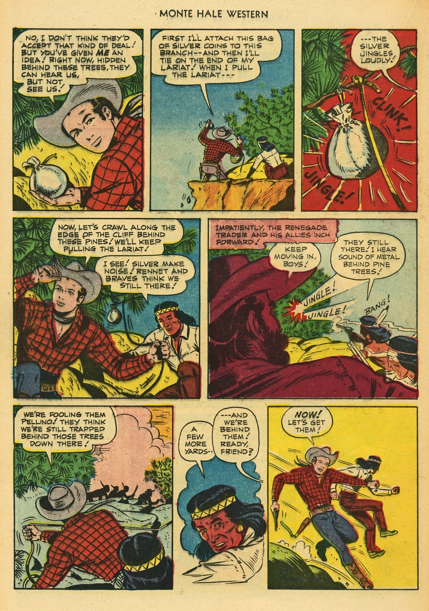 Read online Monte Hale Western comic -  Issue #60 - 16
