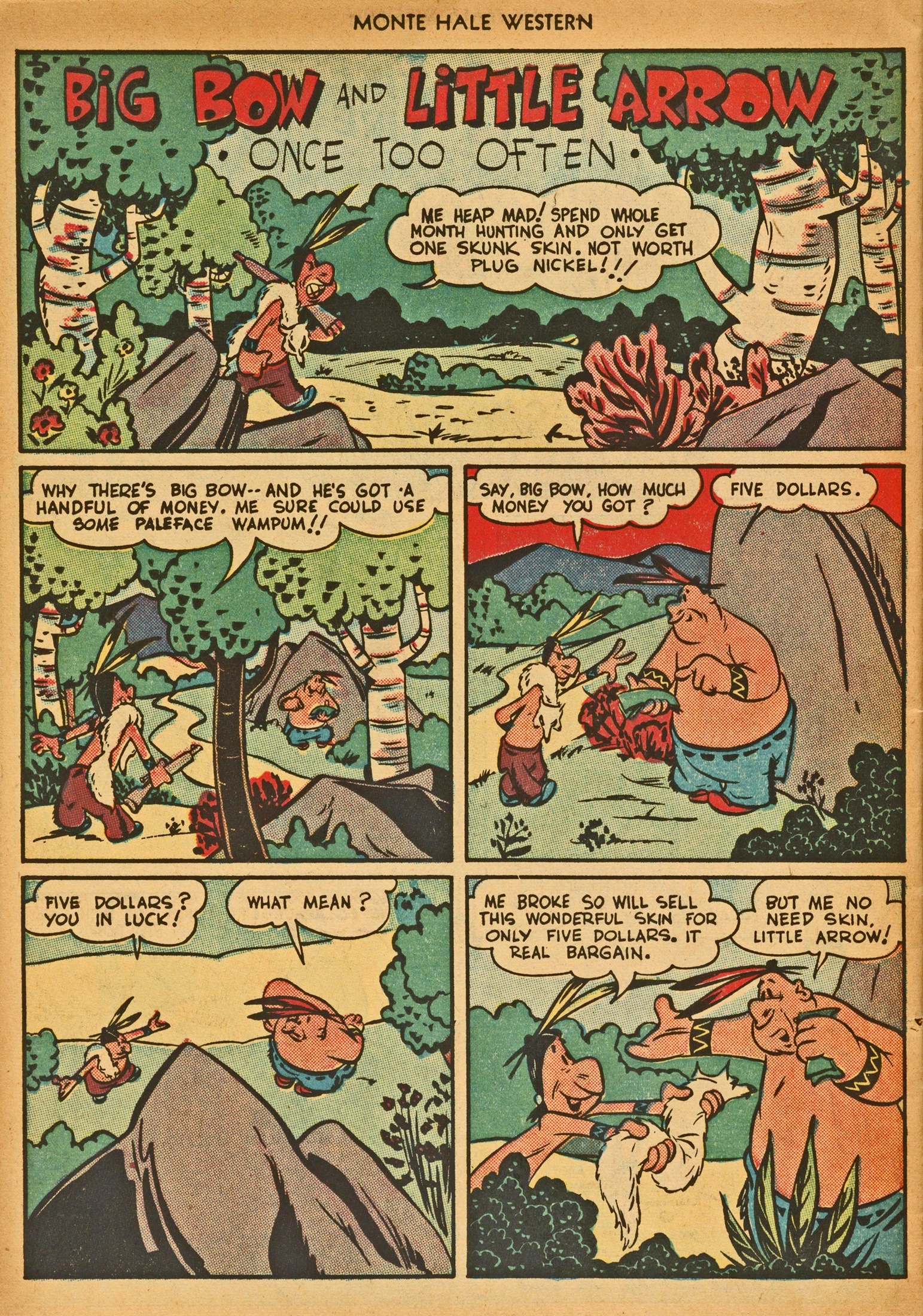 Read online Monte Hale Western comic -  Issue #30 - 36