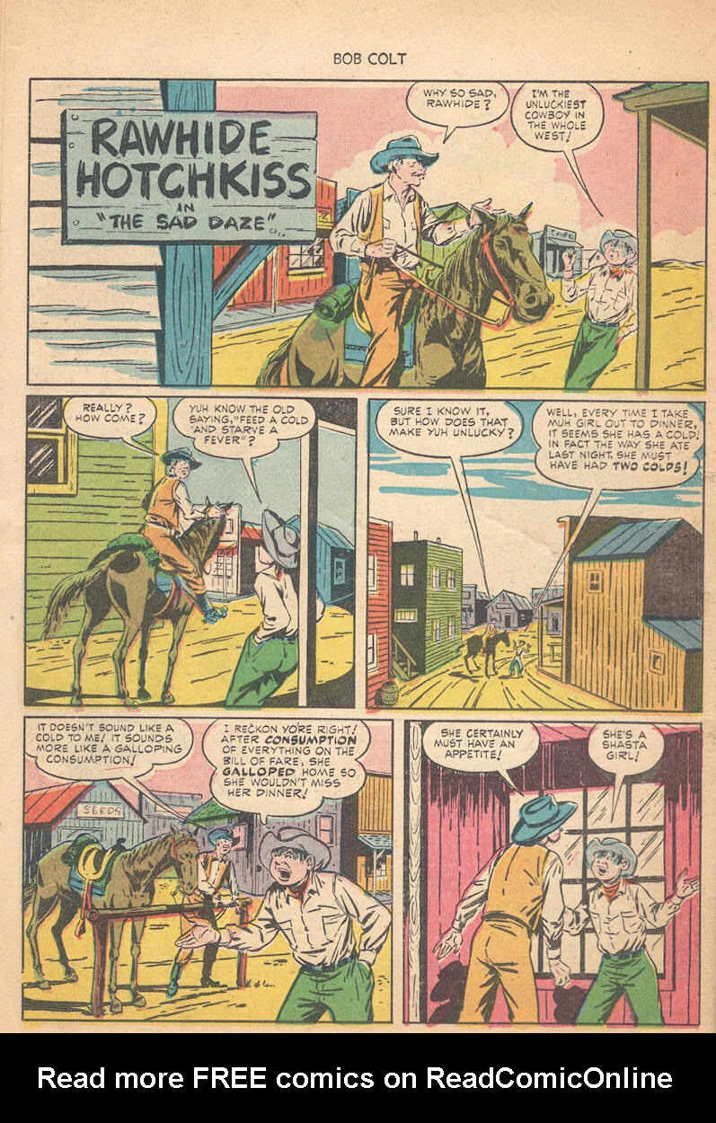 Read online Bob Colt Western comic -  Issue #1 - 14