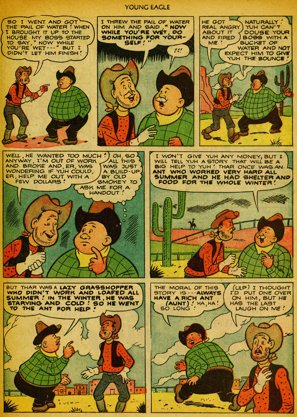 Read online Young Eagle comic -  Issue #10 - 21