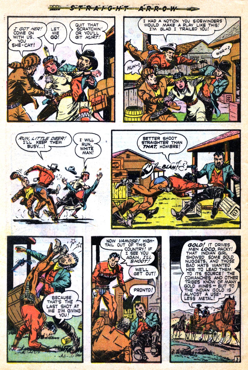 Read online Straight Arrow comic -  Issue #7 - 28
