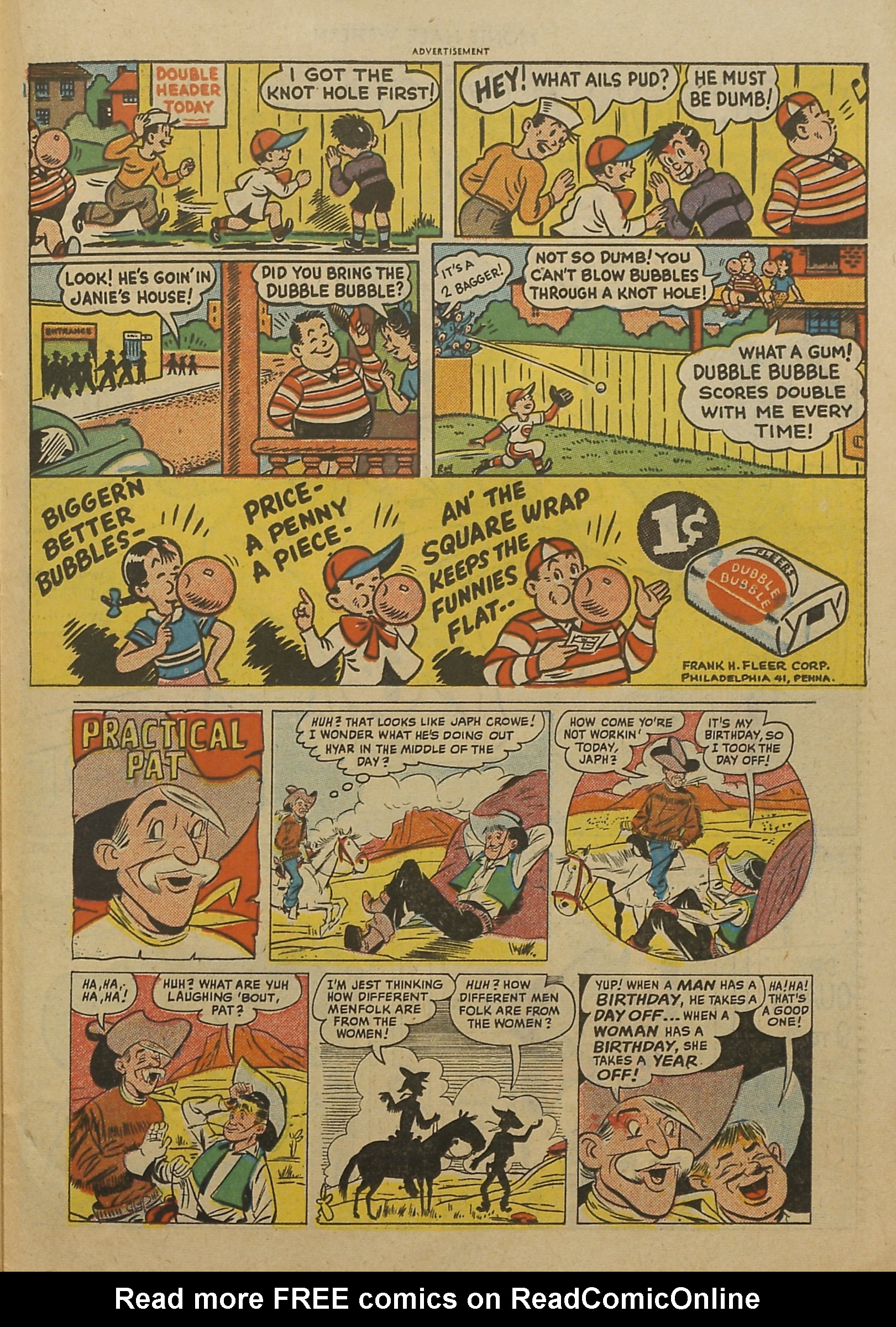 Read online Monte Hale Western comic -  Issue #52 - 35