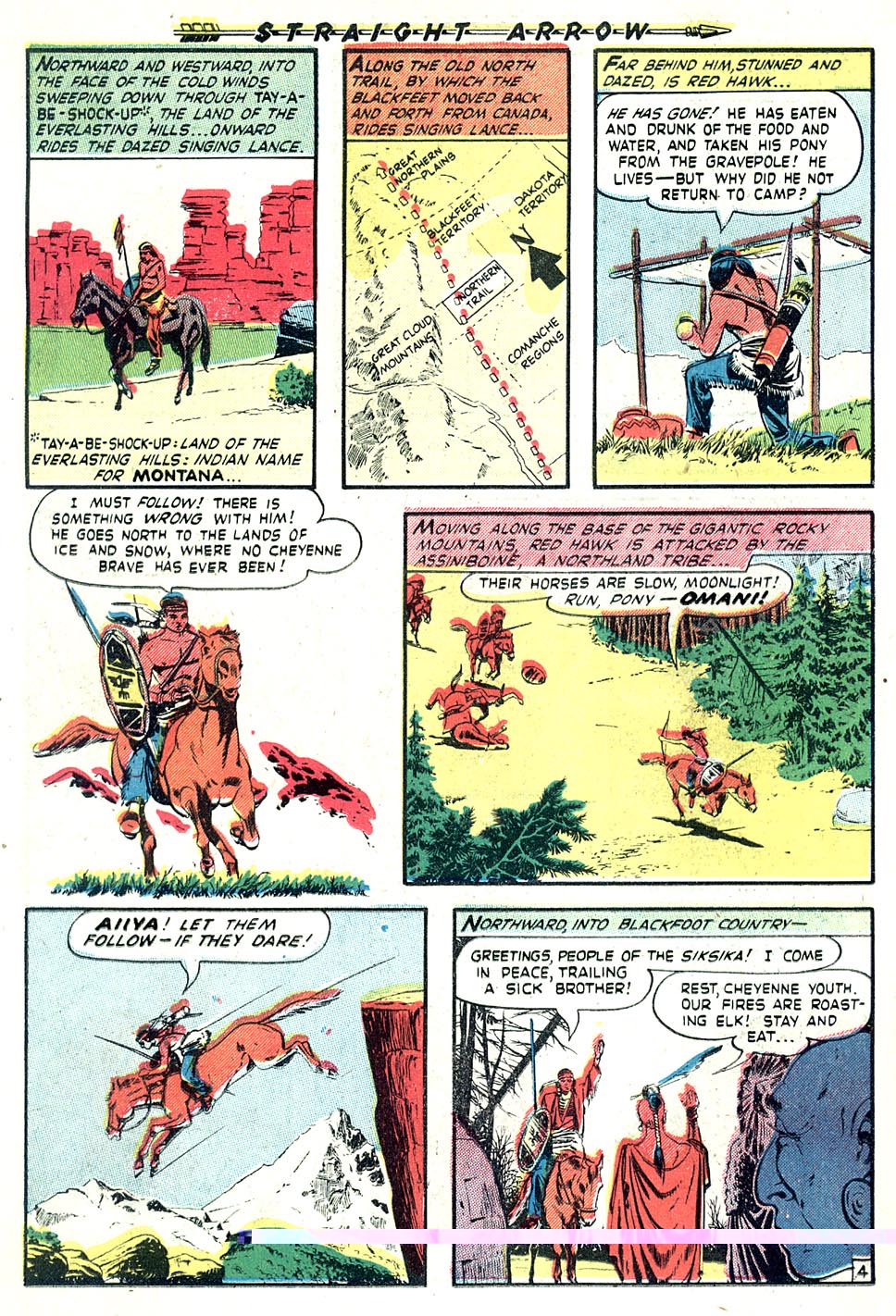 Read online Straight Arrow comic -  Issue #13 - 22