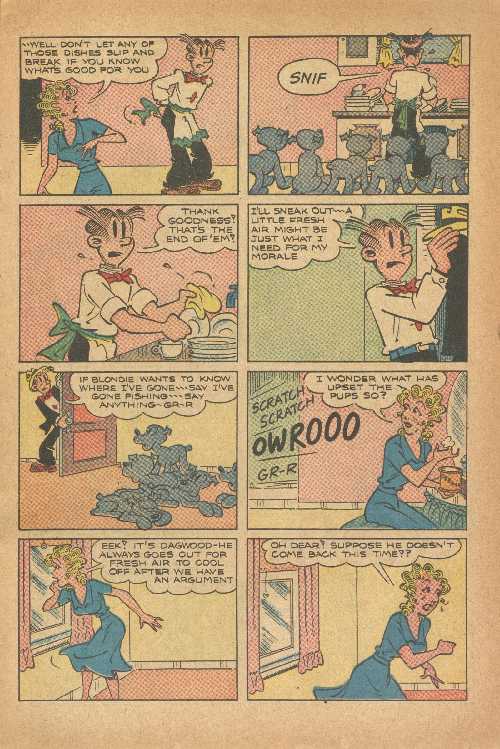 Read online Blondie Comics (1960) comic -  Issue #142 - 15