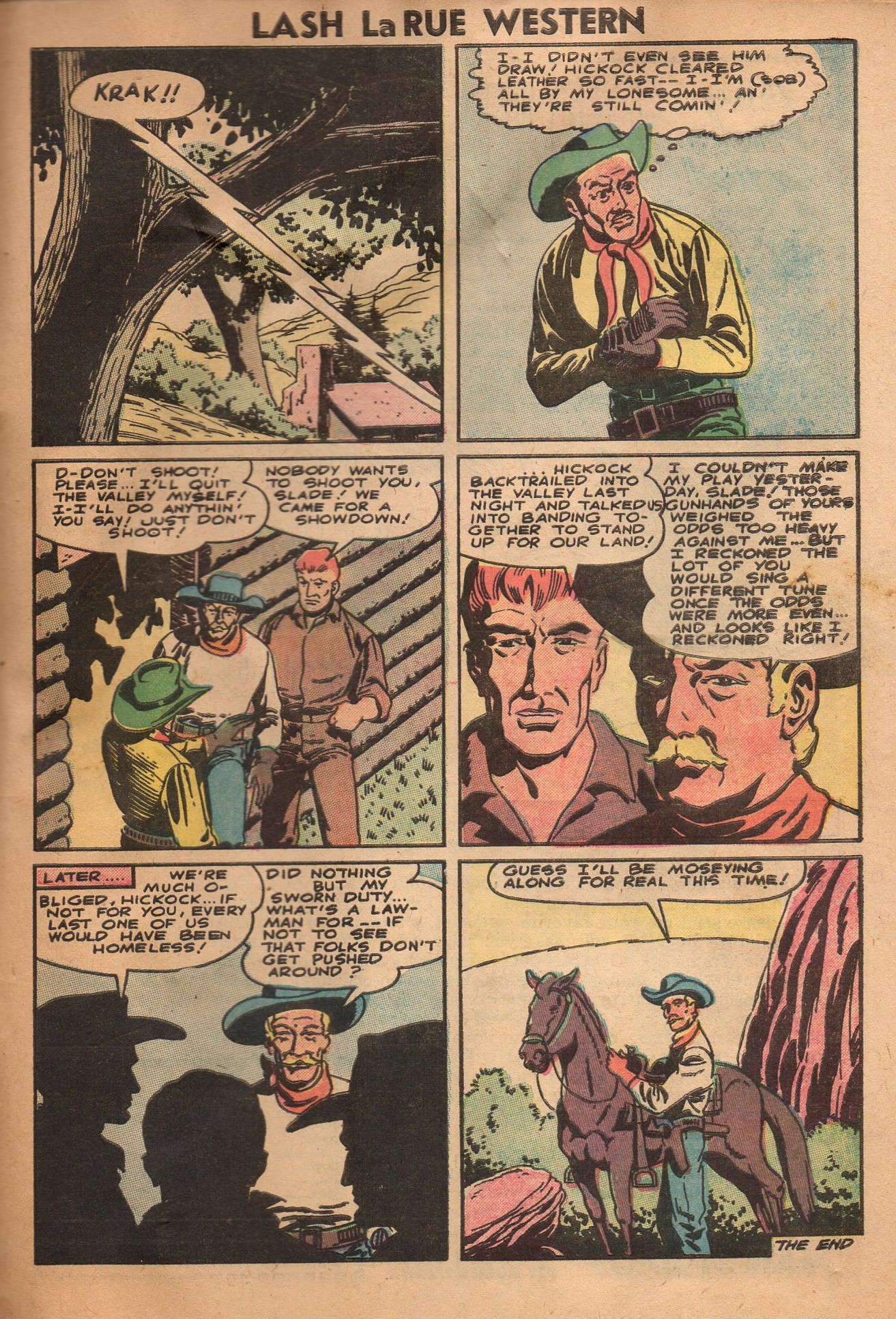Read online Lash Larue Western (1949) comic -  Issue #62 - 33