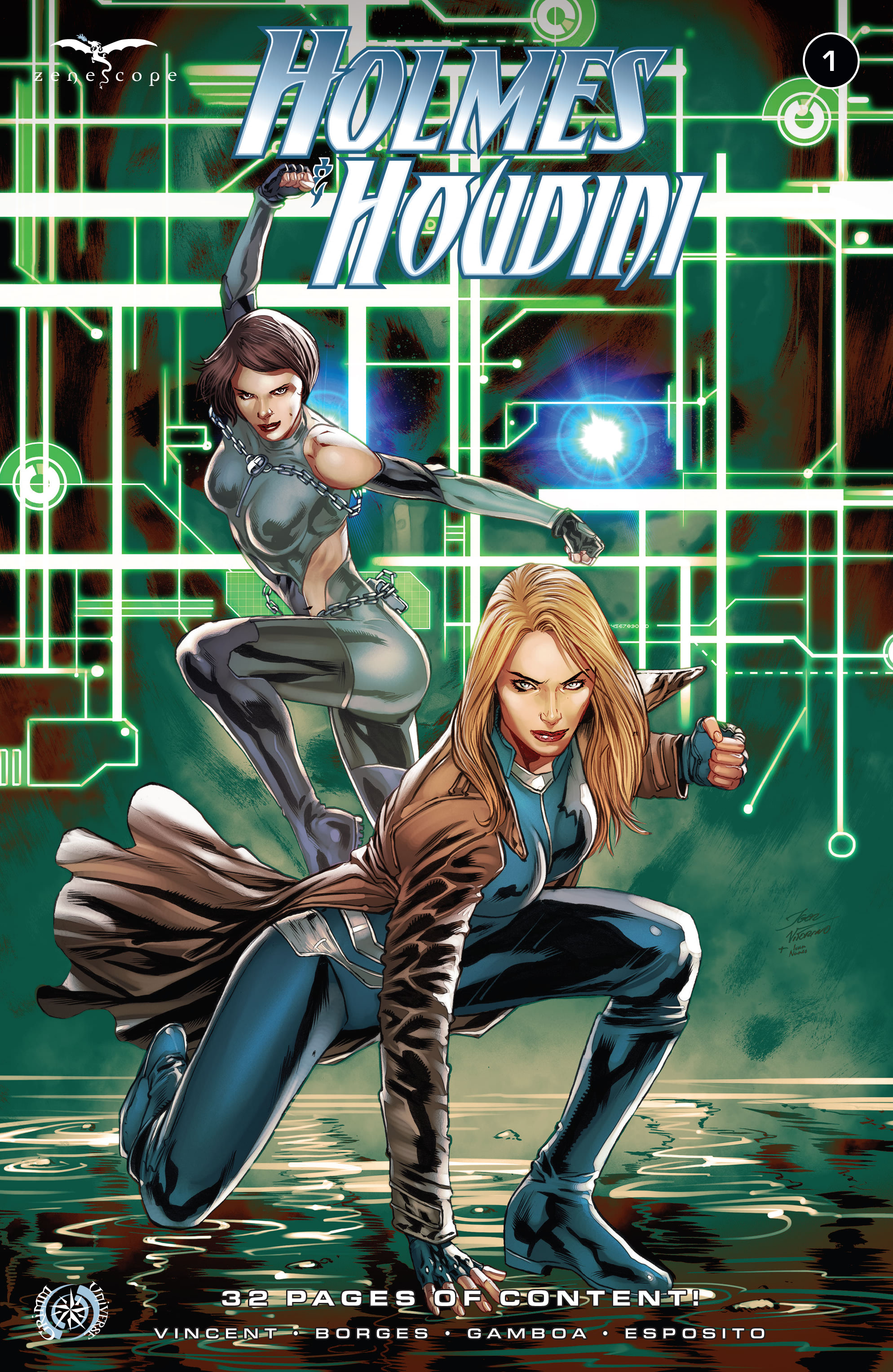 Read online Holmes & Houdini comic -  Issue #1 - 1