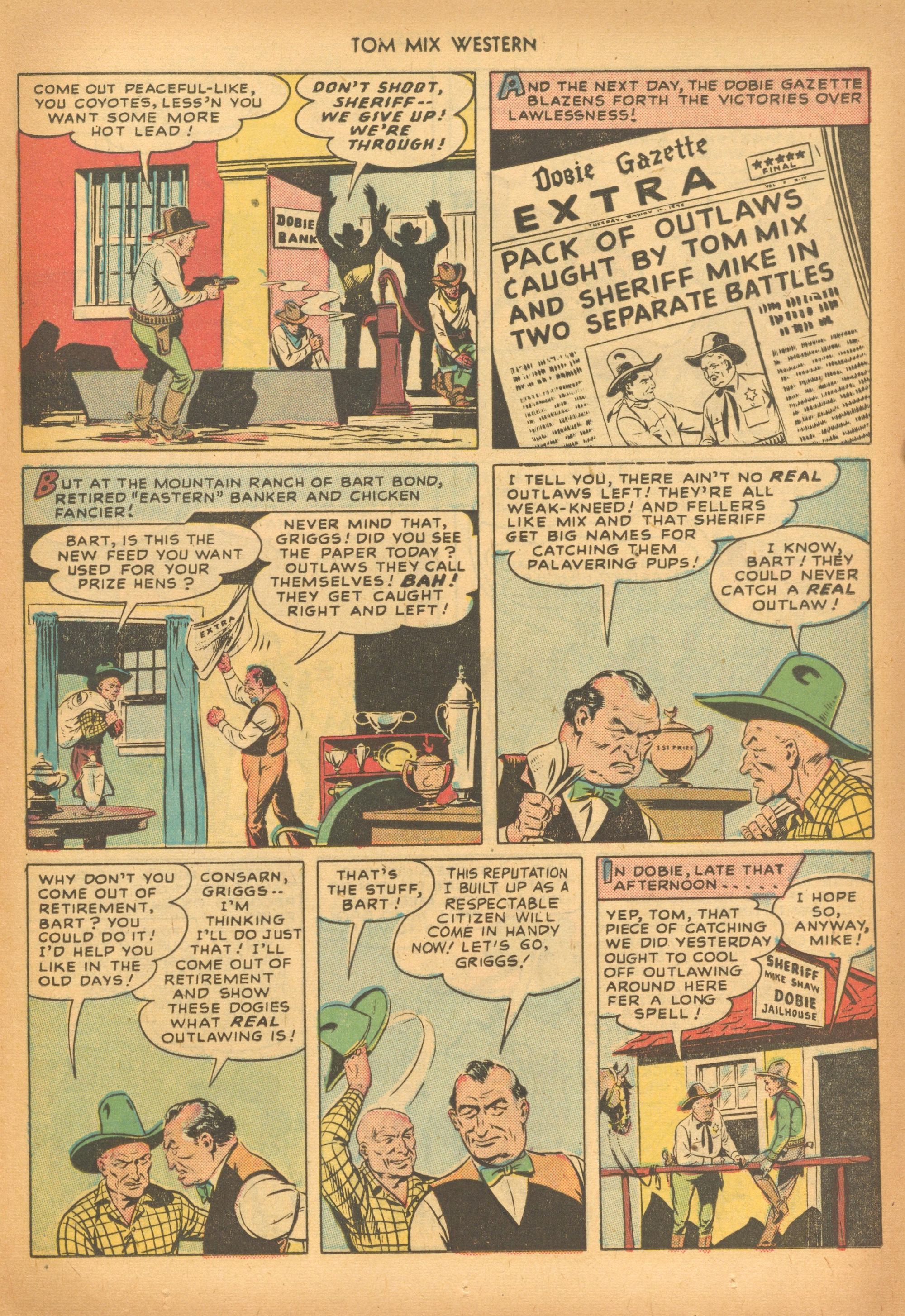 Read online Tom Mix Western (1948) comic -  Issue #16 - 29