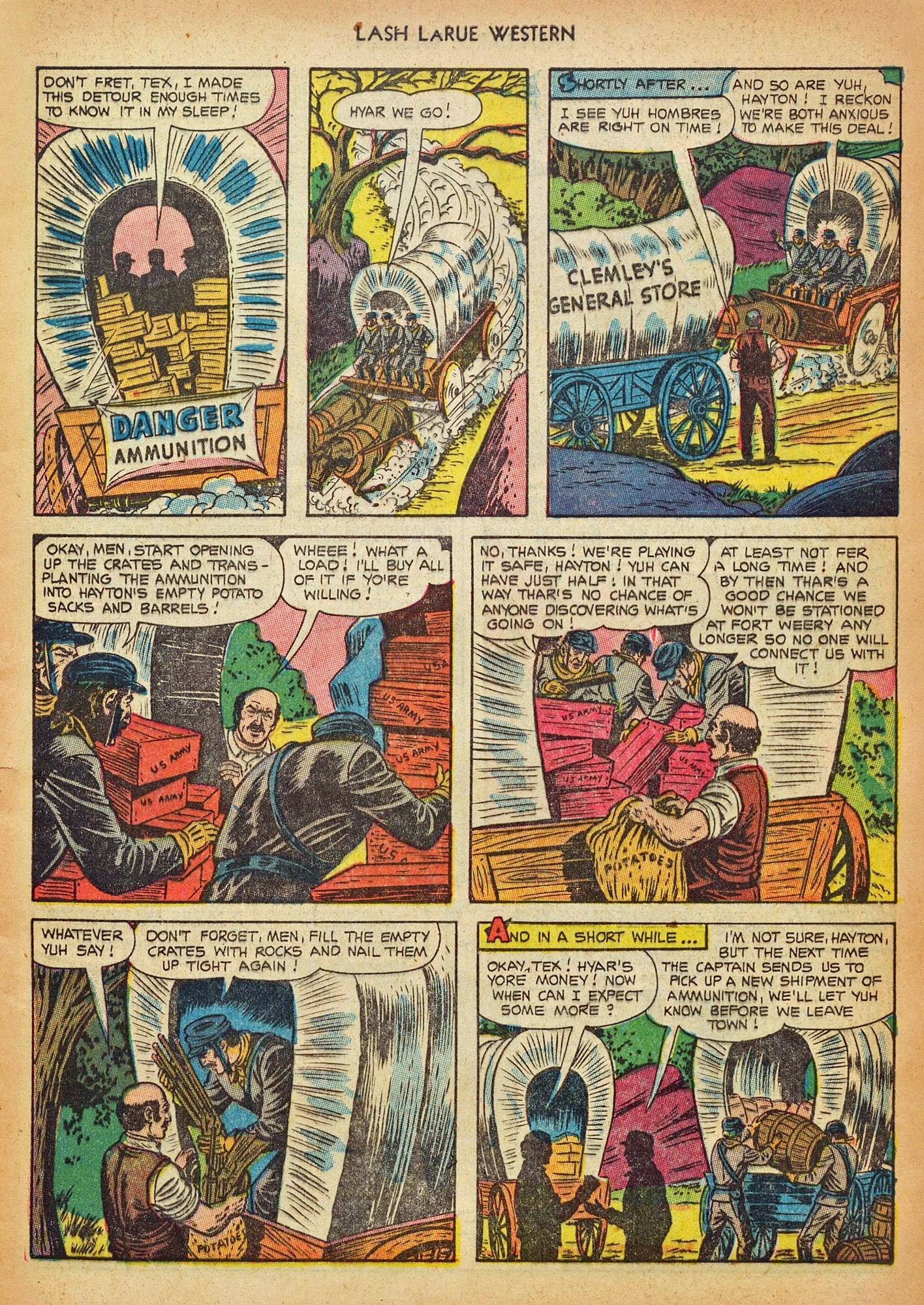 Read online Lash Larue Western (1949) comic -  Issue #44 - 5