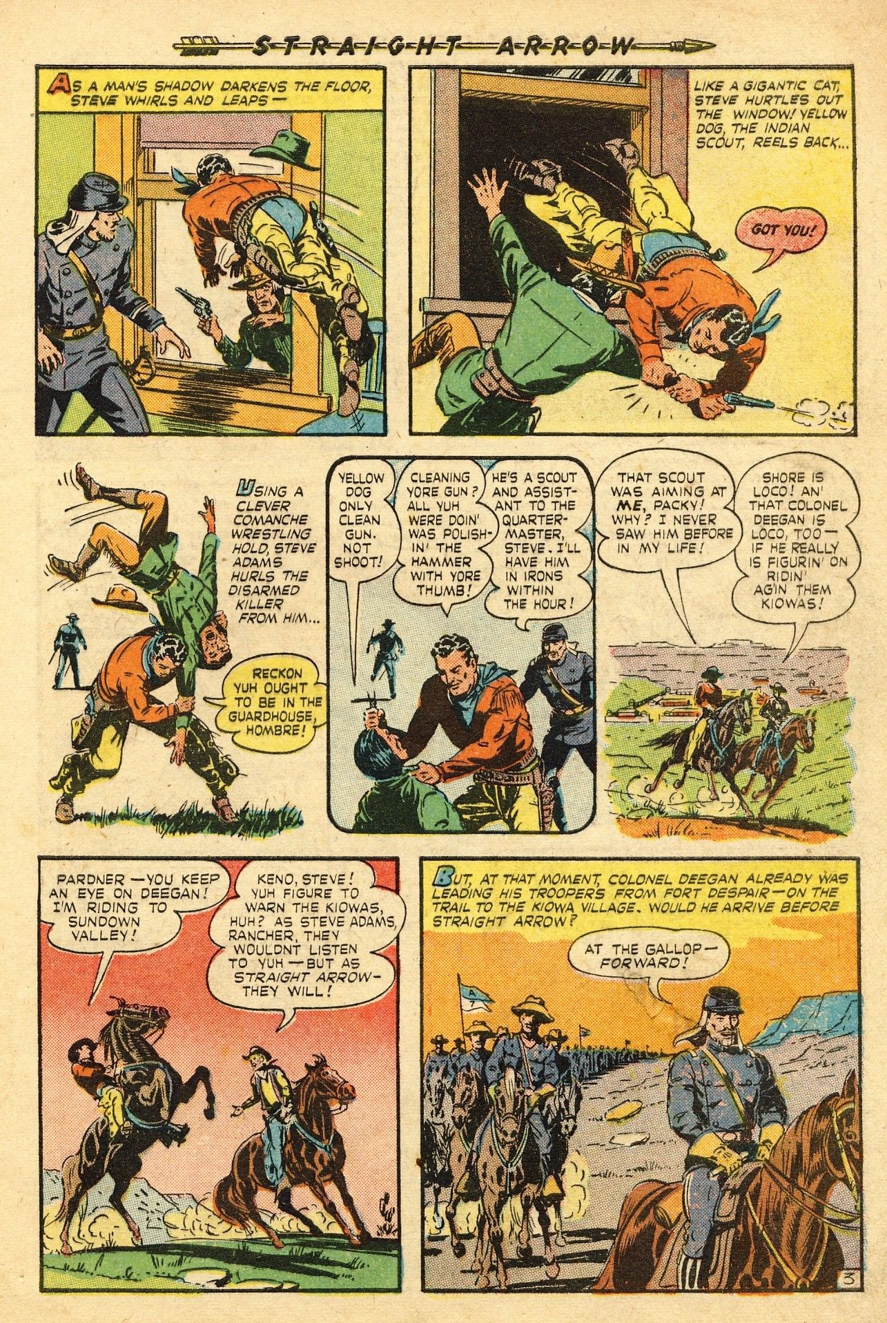 Read online Straight Arrow comic -  Issue #1 - 5